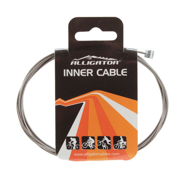 Premium Stainless Steel Alligator X Long Brake Cable for Mountain Bikes - Durable & Smooth Performance - Perfect for MTB Trail Riding and Off-Road Cycling