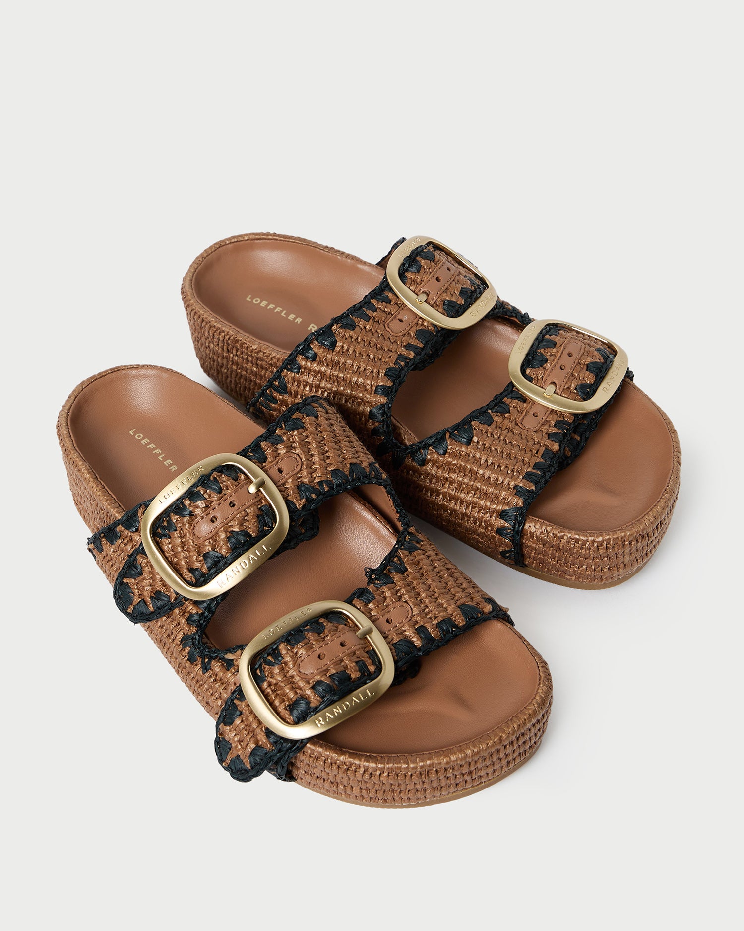 Theo Brown Two Band Sandal - Comfortable Leather Sandals for Men & Women | Perfect for Beach, Vacation & Summer Outfits