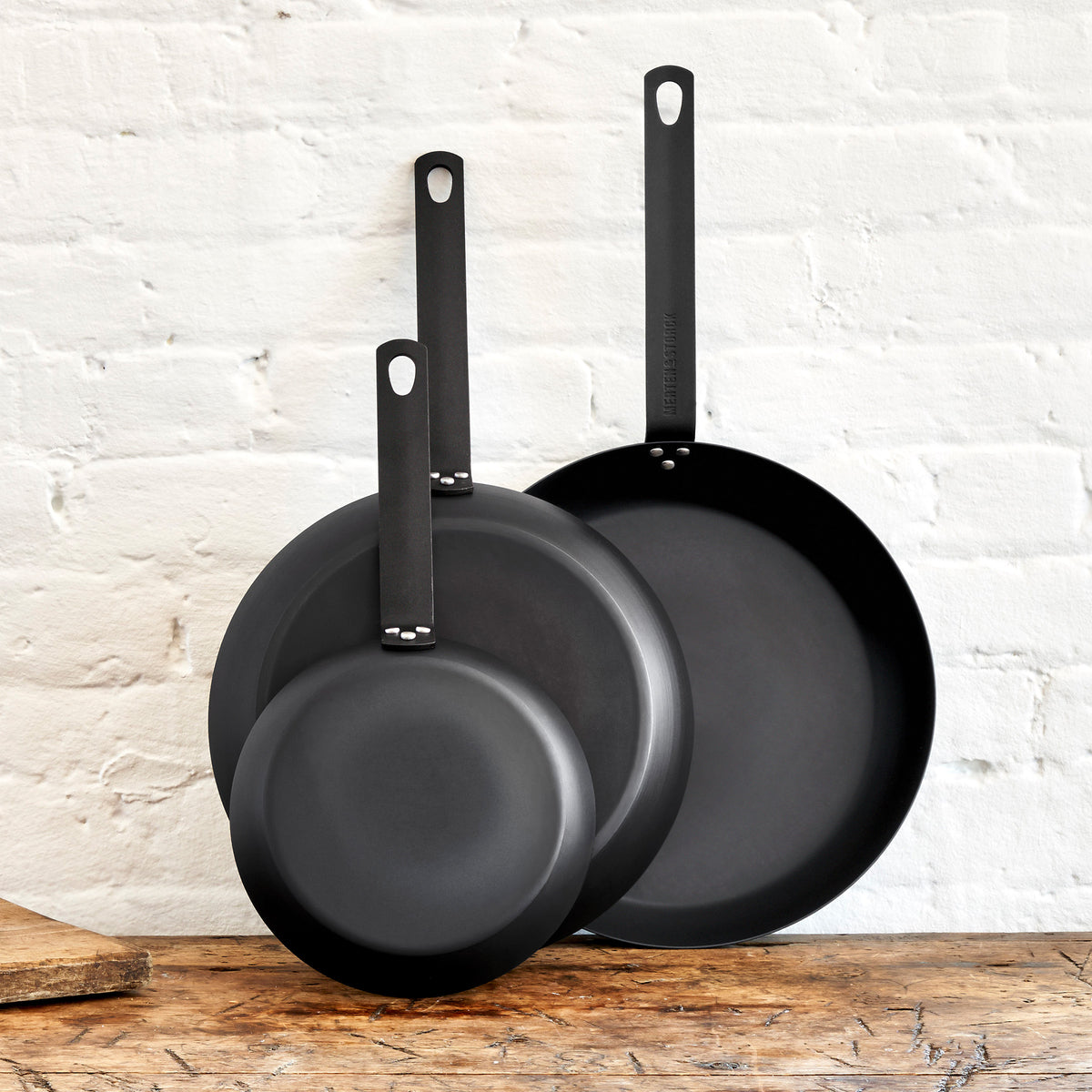 Premium Merten & Storck Carbon Steel 10-Inch Frying Pan - Professional Grade Cookware for Searing, Sautéing & Stir-Frying - Ideal for Home Chefs & Restaurant Use