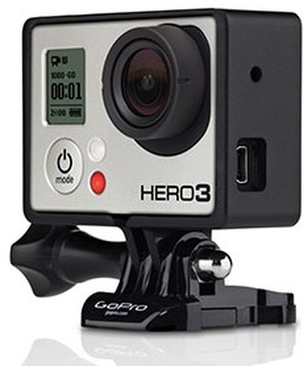 GoPro Frame Mount ANDMK 301 - Universal Action Camera Accessory for GoPro Hero 11/10/9/8/7/6/5 - Durable Plastic Mounting Bracket - Perfect for Cycling, Motorcycling, Hiking & Outdoor Adventures
