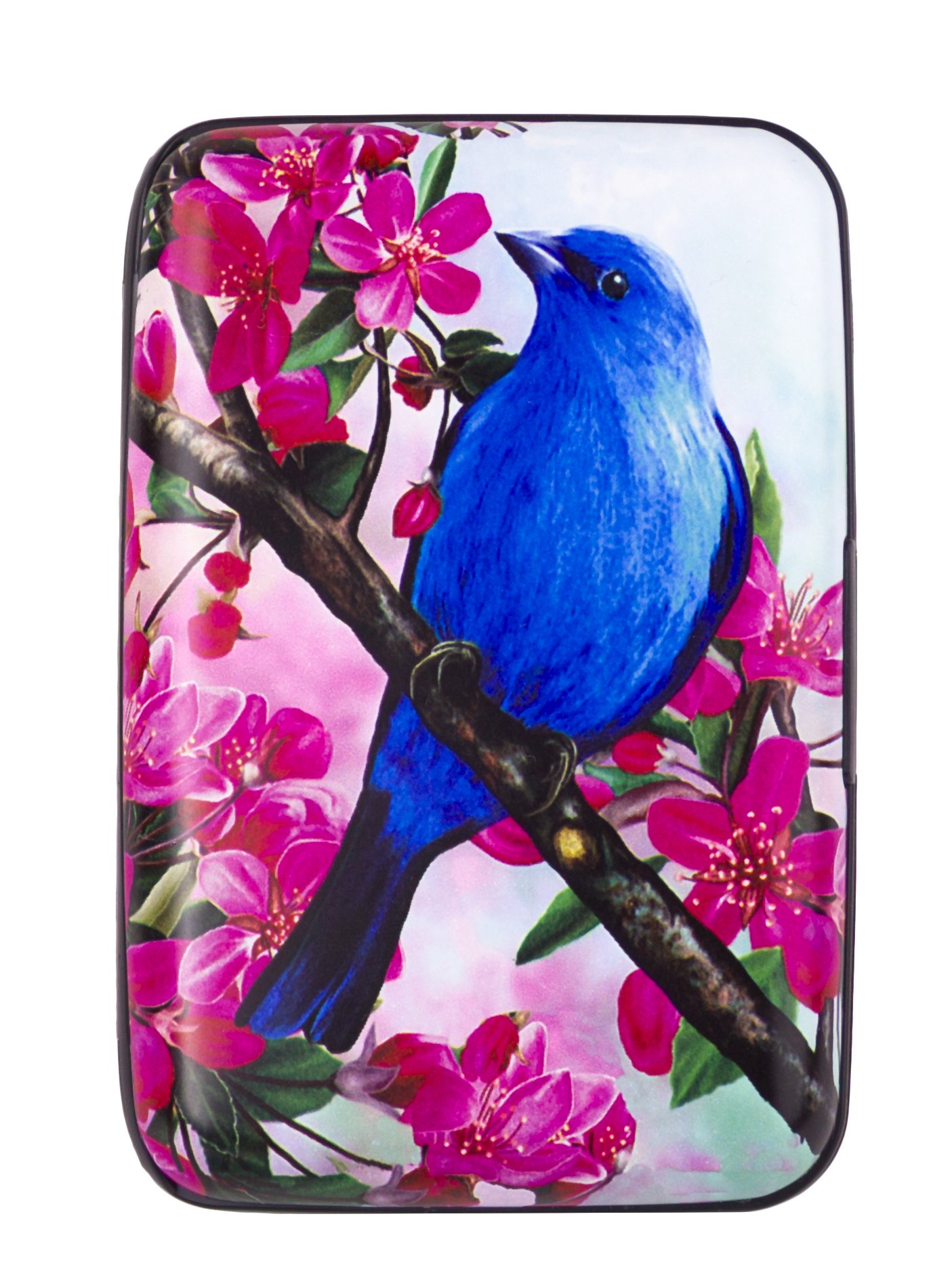 Blue Bird RFID Blocking Armored Credit Card Wallet - Slim Metal Cash Holder for Men & Women | Perfect for Travel, Business & Everyday Use