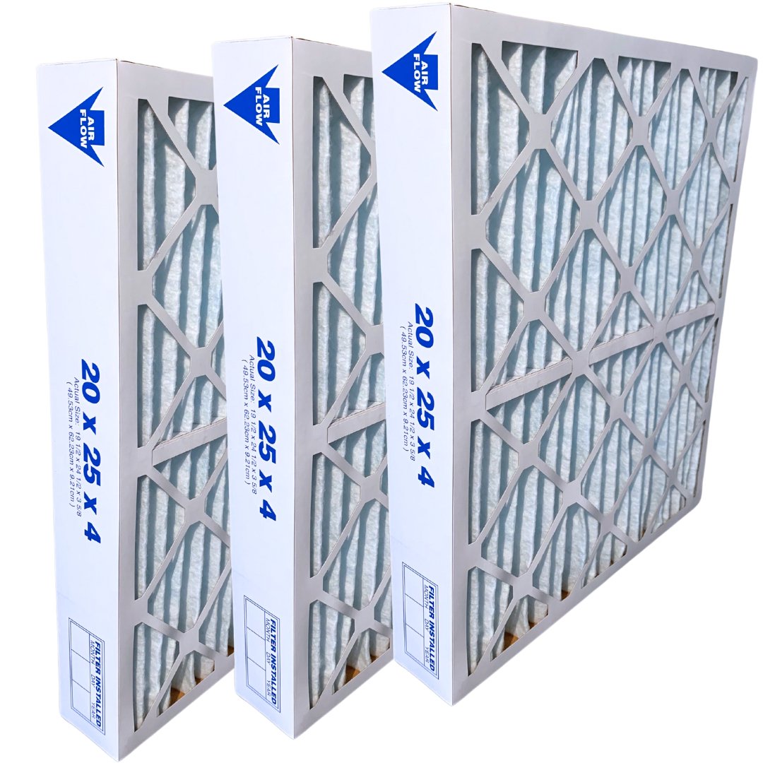 20x25x4 MERV 11 Air Filters - 3 Pack | Compatible with TopTech TT FM 2025, TTFM2025, TT FM 2025QB, Carrier TechPure TT MAC 2522 & TT MAC 2025 | Perfect for Home HVAC Systems, Furnaces & Air Purifiers