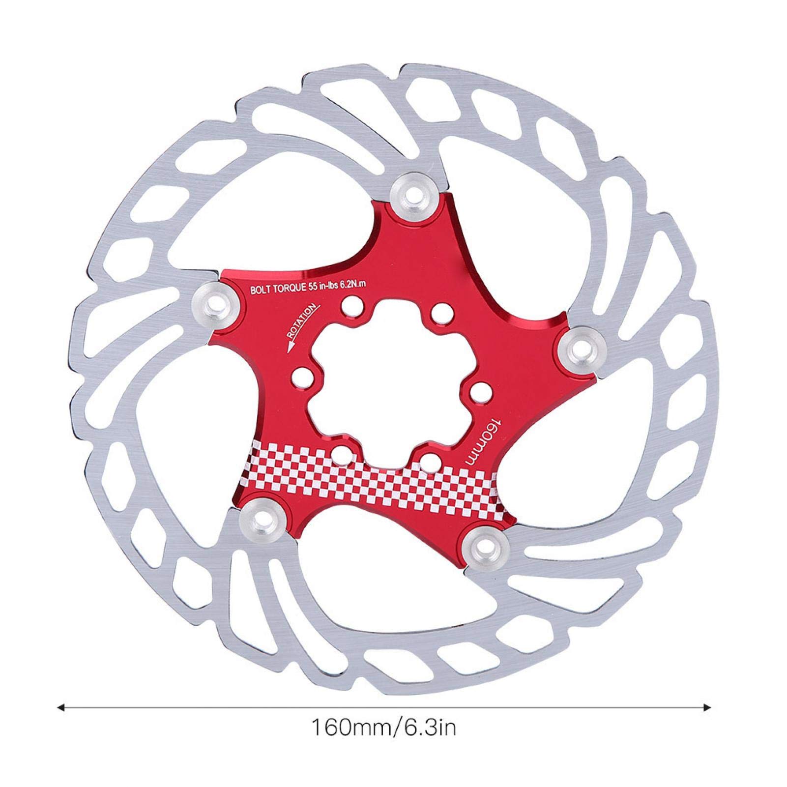EVTSCAN 203mm Bike Disc Brake Rotor - Floating 6-Bolt Disc Brake for Mountain Bikes & Road Bikes - High-Performance Cycling Accessory for Downhill, Trail Riding and Commuting