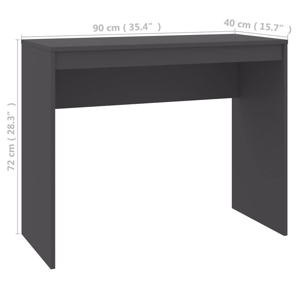 Modern Computer Desk with Storage - 35.4