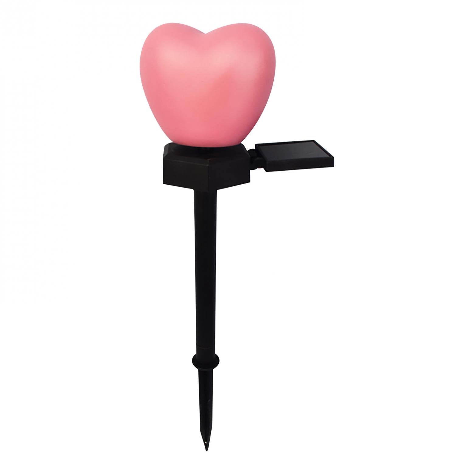 Heart Solar Garden Lights - Romantic Valentine's Day Decor for Patio & Walkway