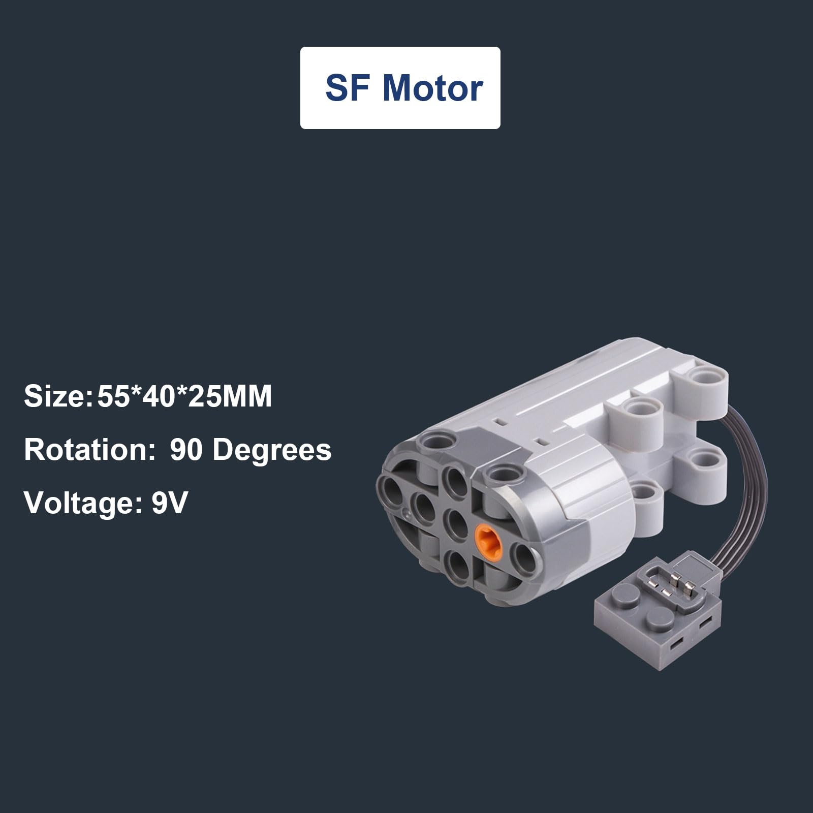 4PCS LEGO Technic-Compatible Power Functions Motor Set with APP Remote Control - Includes 1 x Dual Remote, 1 x Lithium Battery Box, 1 x Servo Motor, 1 x L-Motor - Perfect for DIY Technic Cars, Robots & STEM Projects