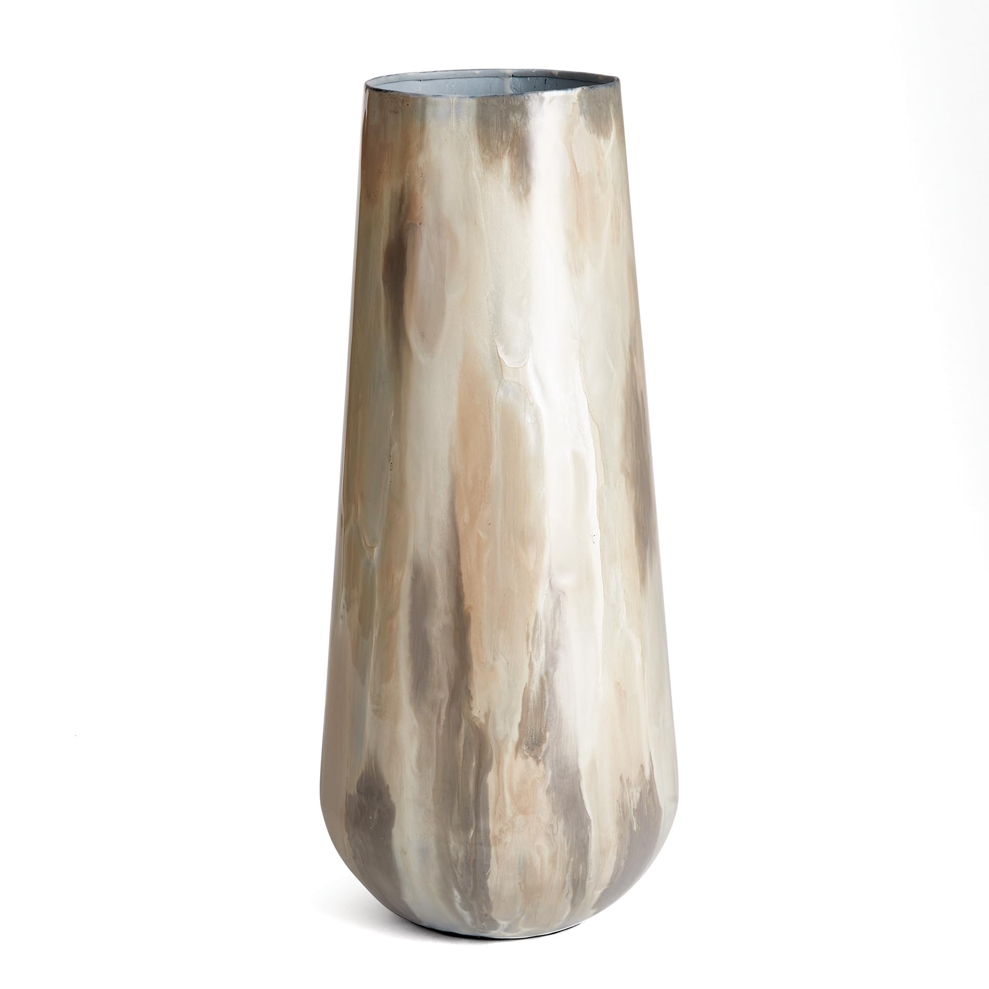 Napa Home & Garden Almeta Large White Pearl Vase - Elegant Floral Centerpiece for Weddings, Home Decor & Gift Giving