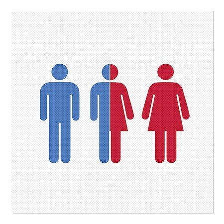 Gender Neutral Restroom Sign - 24