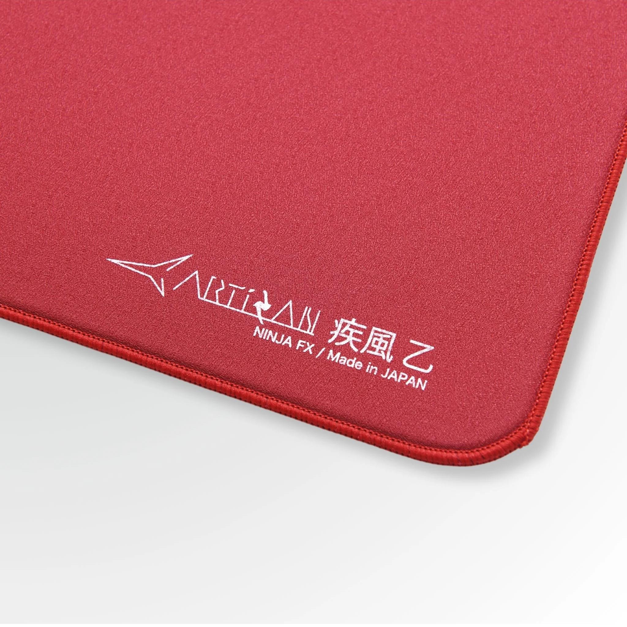 Artisan FX Hayate Otsu V2 Gaming Mouse Pad - Wine Red - High Precision Control for FPS, MOBA & Esports - Perfect for Competitive Gaming & Office Work