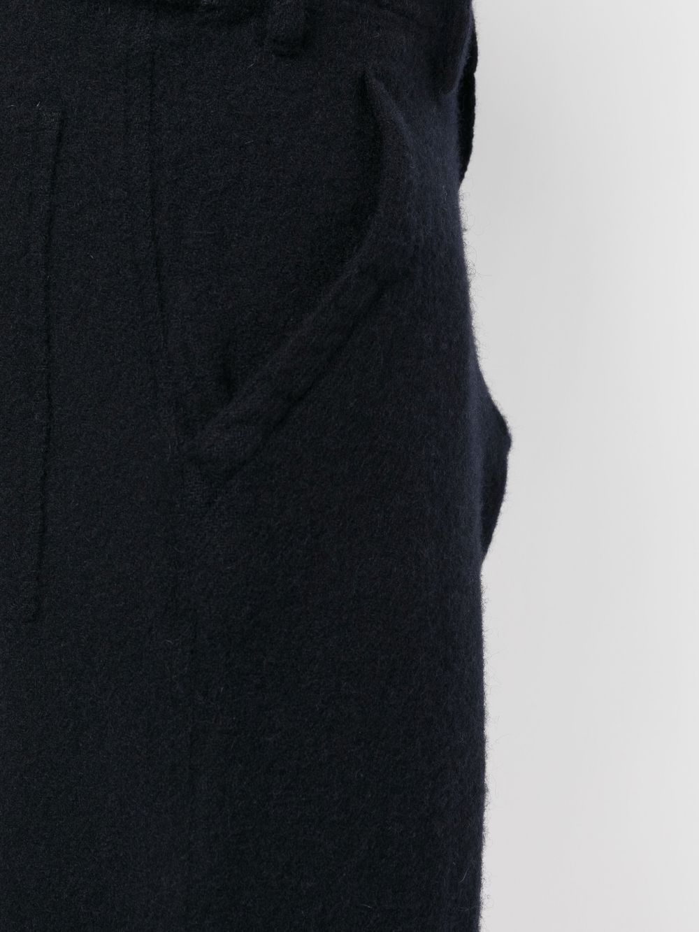 Comme des Garcons Blue Trousers for Women - Stylish High Waist Pants for Casual & Office Wear