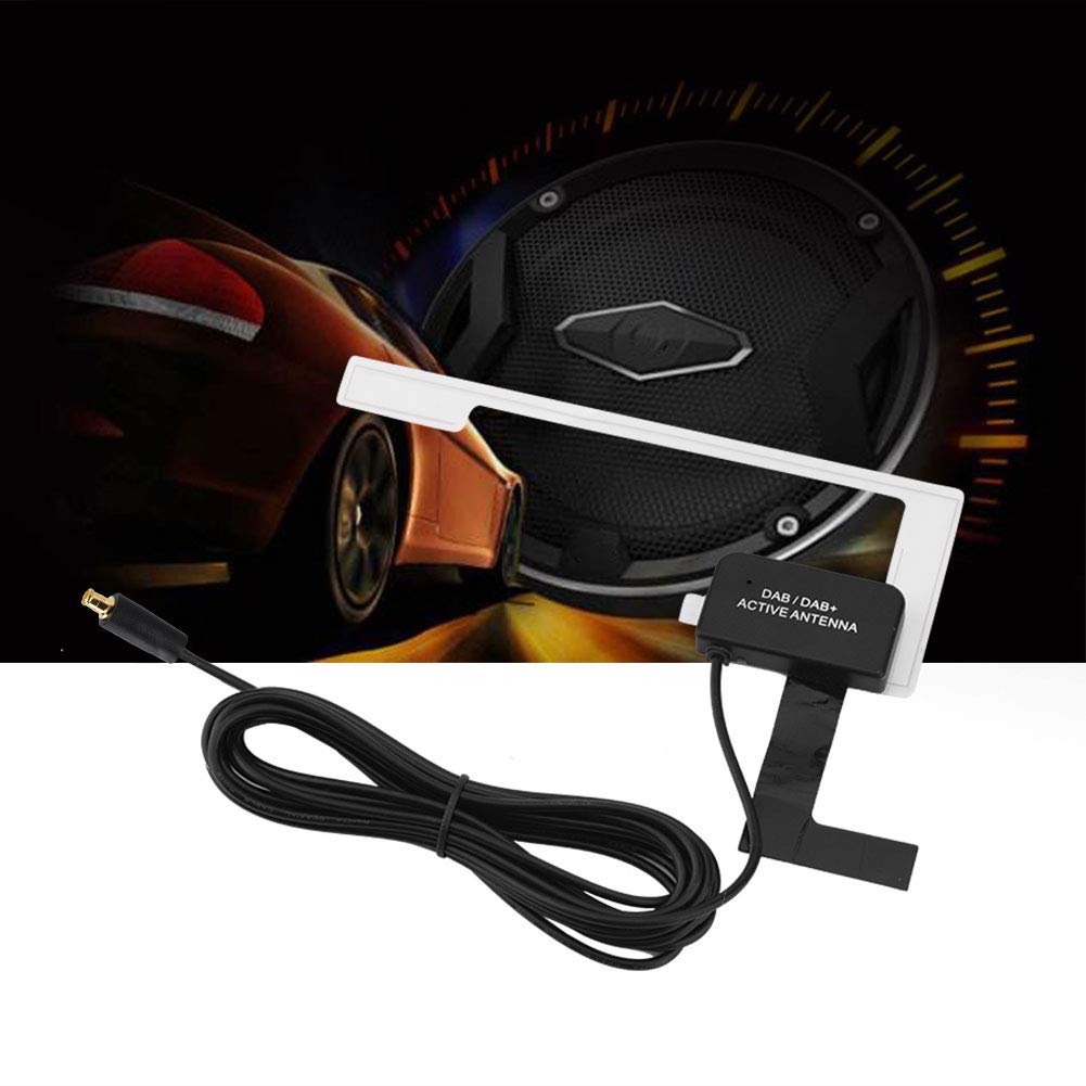 Portable DAB Digital Radio Receiver for Car - Auto DAB+ Tuner with Antenna | In-Car Entertainment System for Road Trips & Commuting