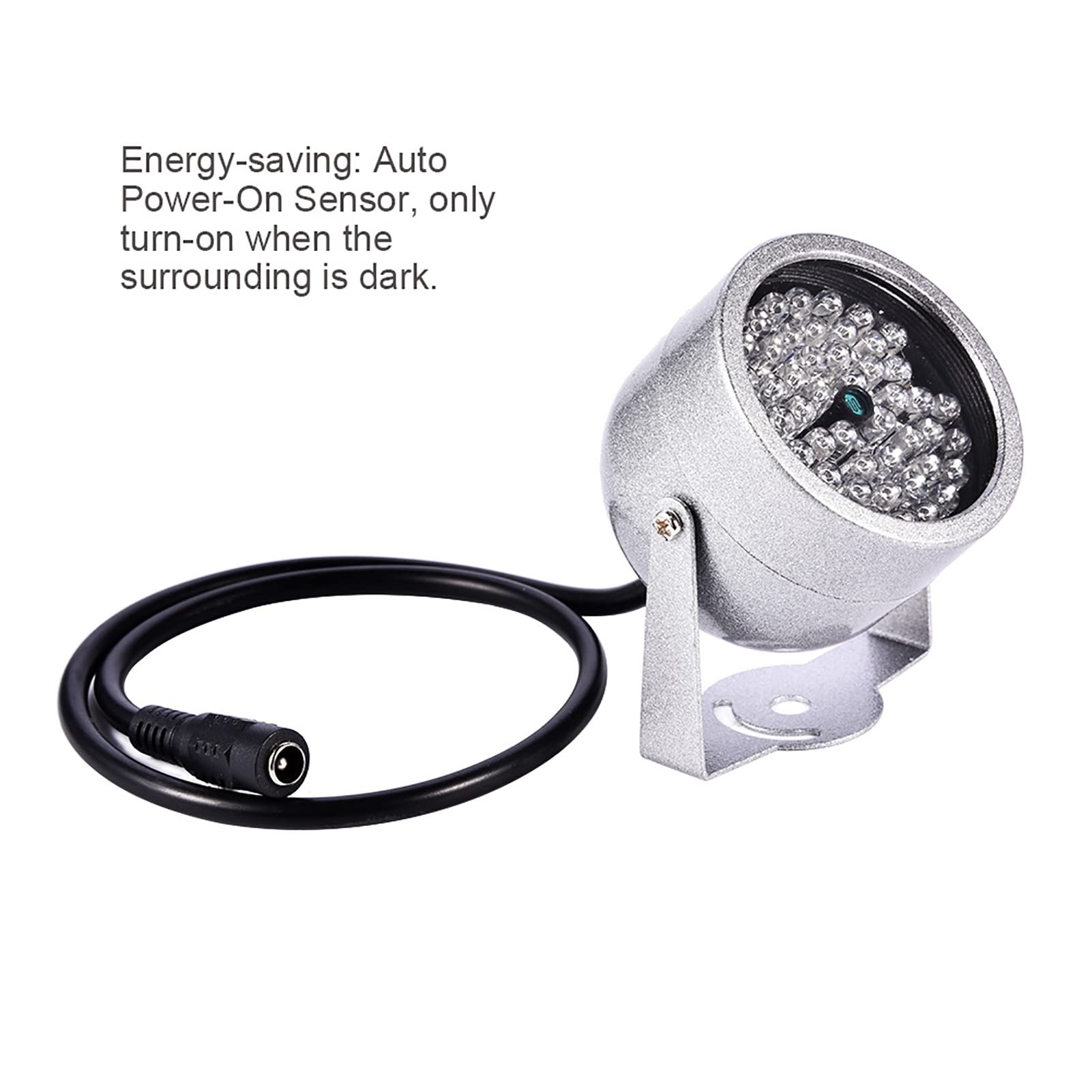 48-LED IR Infrared Night Vision Light for Security CCTV Cameras - Indoor/Outdoor Use - Perfect for Home Surveillance, Business Security & Dark Area Monitoring