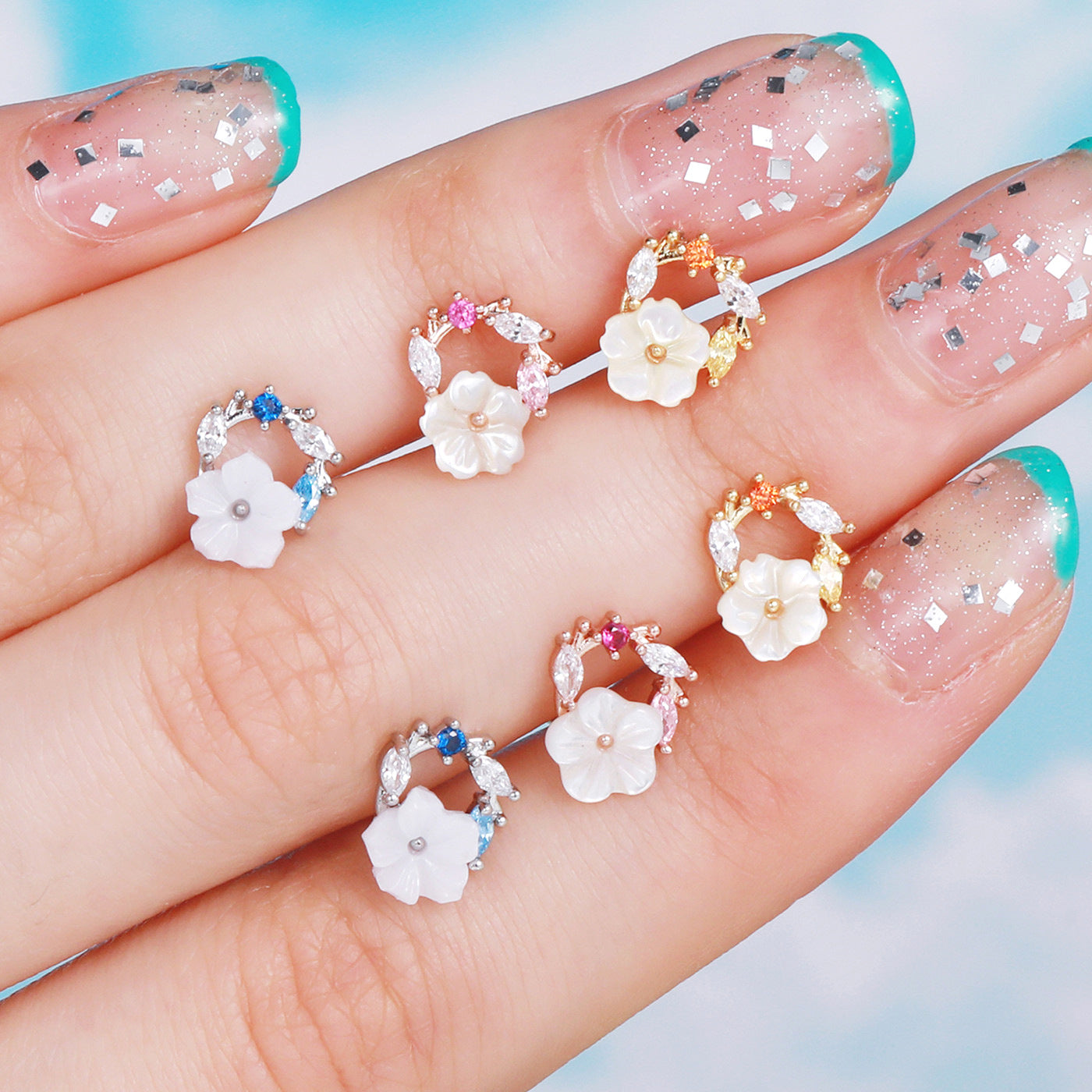 20G Unicorn Cartilage Conch Barbell Back Helix Studs - Body Jewelry for Ear Piercing | Perfect for Cartilage, Helix, and Conch Piercings | Trendy and Unique Gift Idea
