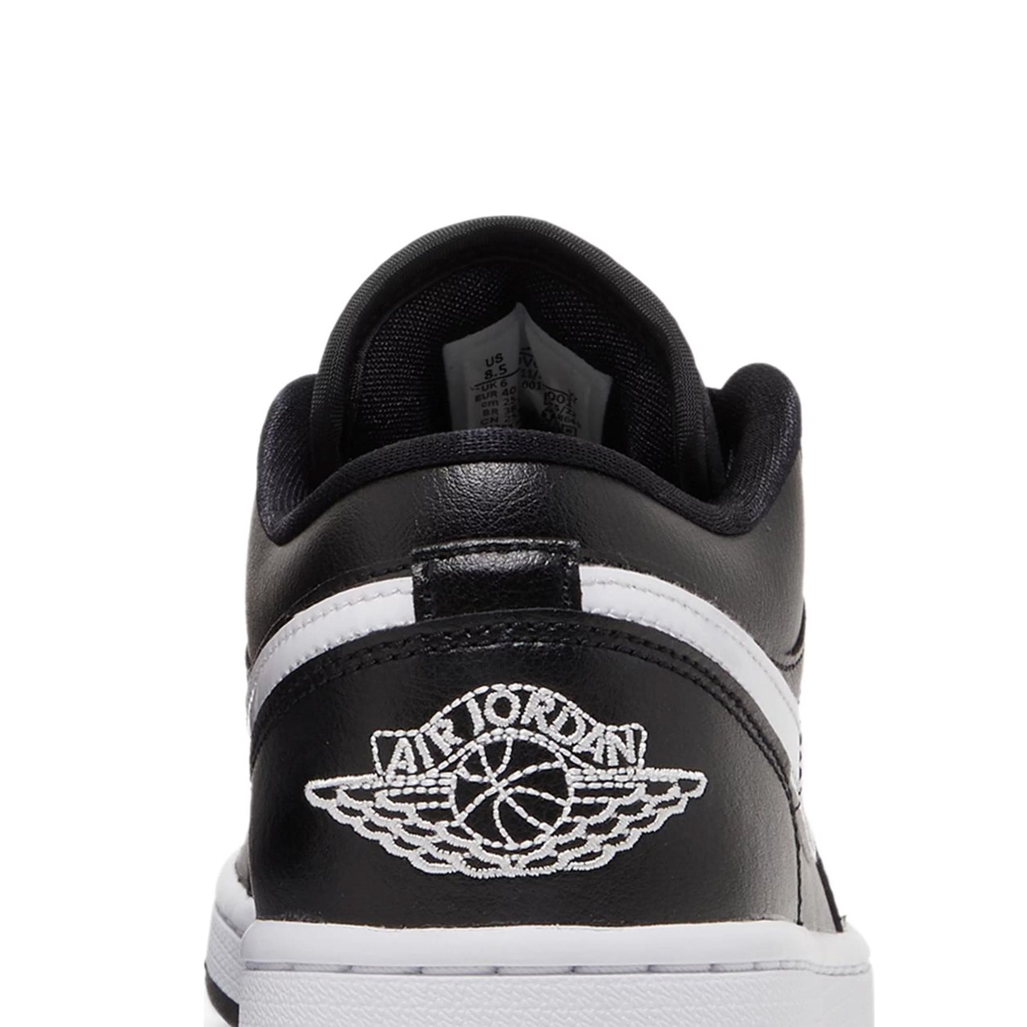 Air Jordan 1 Low 'Black White' Women's Sneakers (2022) - Casual & Athletic Shoes for Running, Gym, and Streetwear Fashion