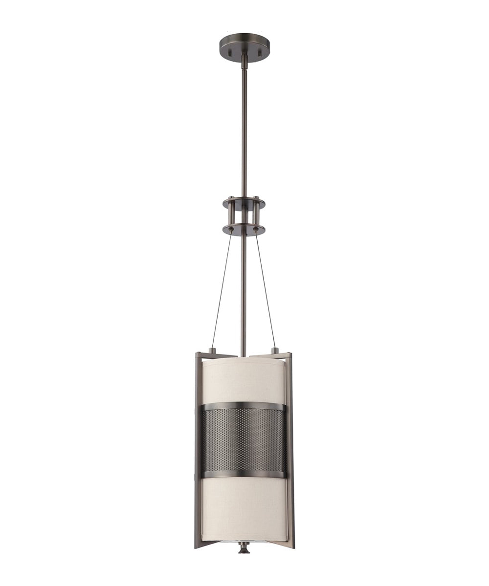 10W Diesel 1 Light LED Pendant Light in Hazel Bronze - Modern Industrial Lighting for Kitchen Island, Dining Room & Bar Counter