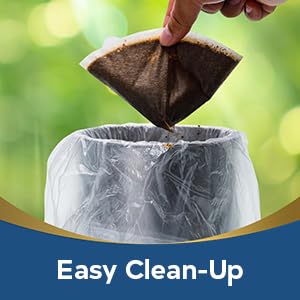 Clever Yellow Coffee Dripper - BPA-Free Plastic Pour Over Coffee Maker for Hot & Cold Brew (18oz) - Perfect for Home, Office & Camping Use