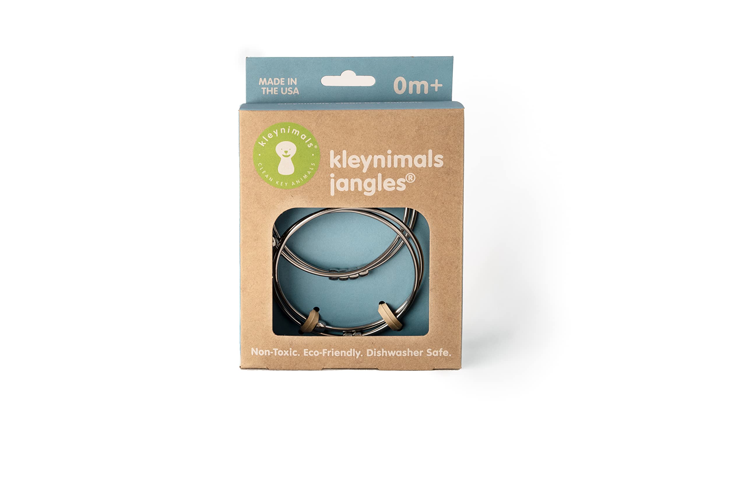 USA-Made Stainless Steel Baby Toy Keys - Safe Teething & Learning Toy for Infants | Perfect for Early Development, Sensory Play & Toddler Gift