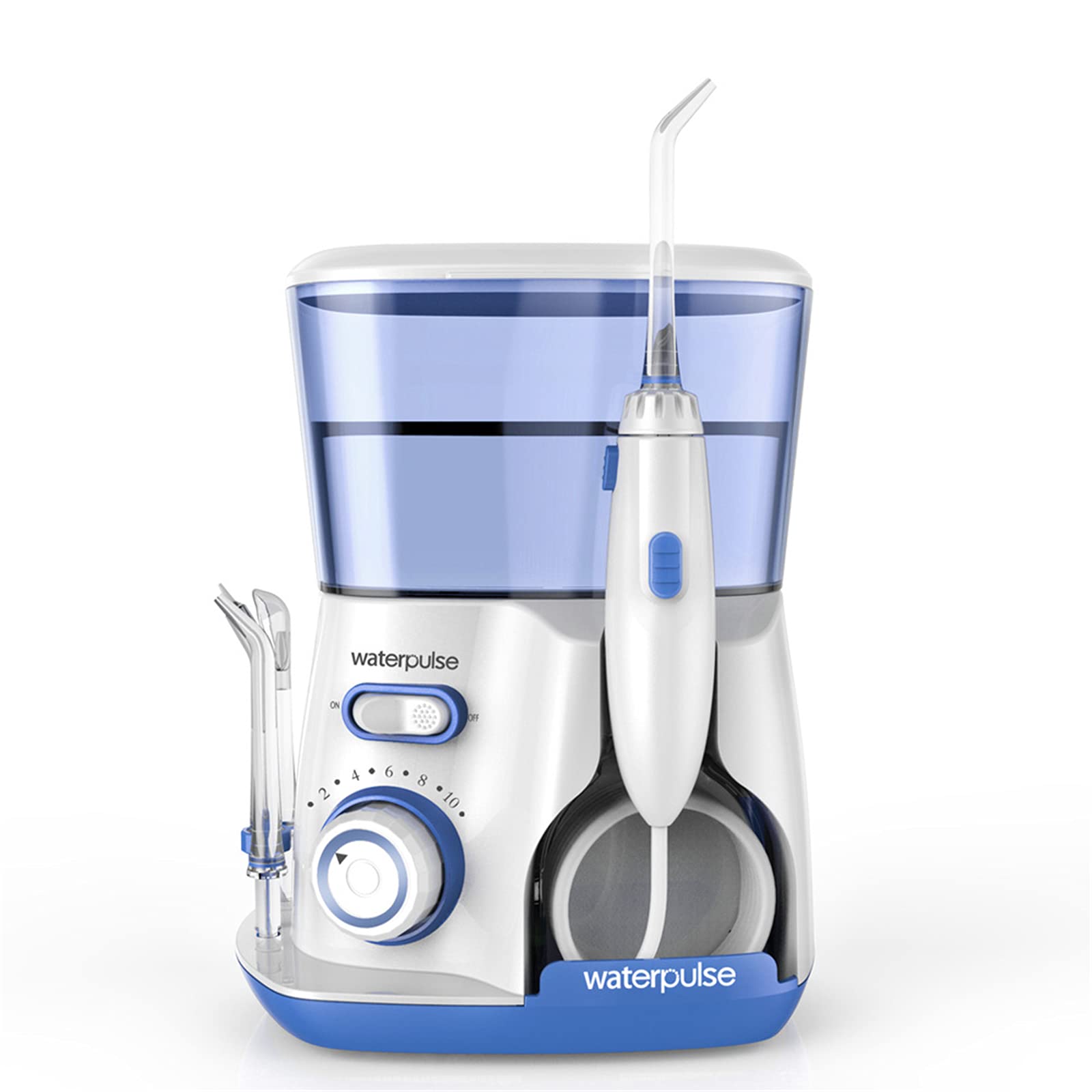 Waterpulse Electric Toothbrush with 800ml Water Tank & Hydro Jet Flosser - Professional Dental Water Flosser for Teeth Whitening, Oral Care, and Gum Health - Perfect for Travel, Home Use, and Daily Dental Hygiene Routine