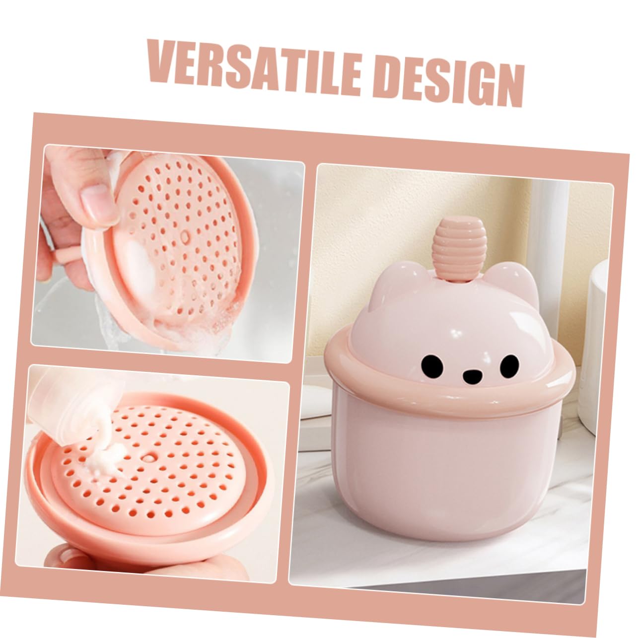 Portable Facial Cleansing Bubble Maker - 3 Piece Set for Deep Pore Cleansing | Easy to Clean & Travel-Friendly | Perfect for Home Spa & Skincare Routine