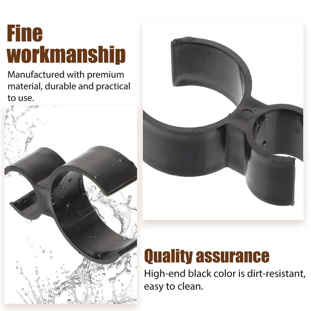 12-Pack Reusable Wine Bottle Clips & Candle Holders - Durable Plastic Bottle Clamps for Wine, Candles & Home Decor | Perfect for Parties, Weddings & DIY Crafts