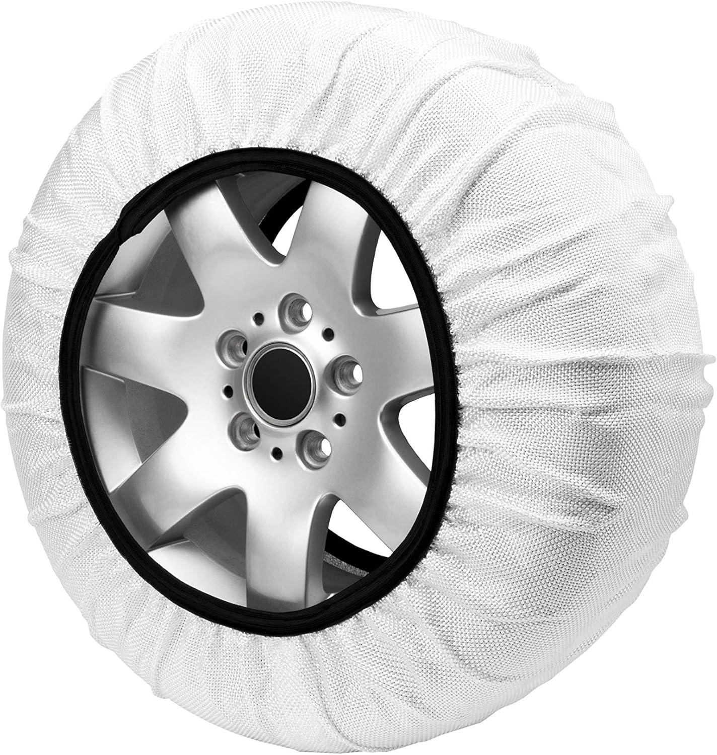 Shark C50054 Super Long Life Snow Socks for Traction - Size 54 - Winter Tire Chains Alternative for Cars & SUVs on Icy Roads