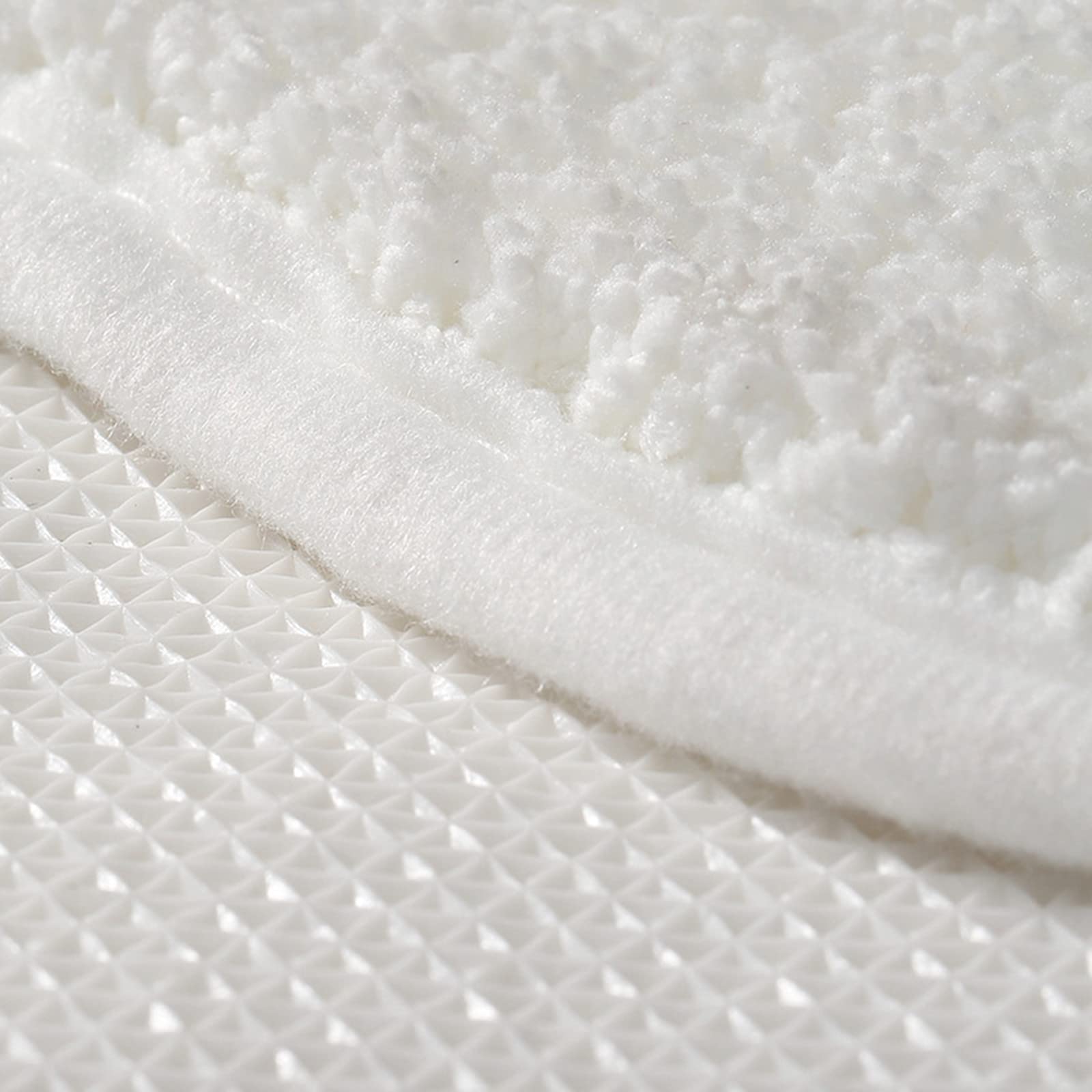 UKELER Soft Non-Slip Egg Shaped Bath Mat 29.5