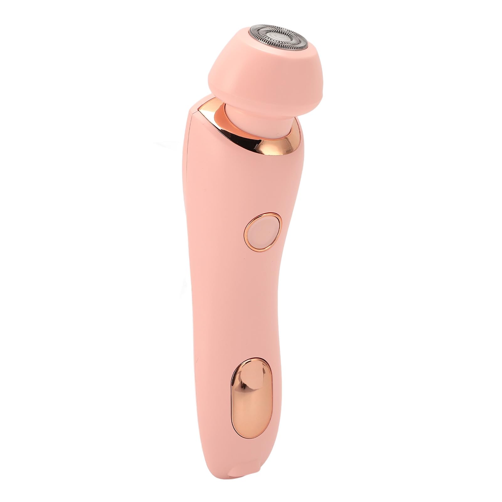 Electric Hair Removal Device for Women - 2 in 1 Rechargeable Epilator with Interchangeable Heads, Painless Hair Remover for Face & Body - Perfect for Pregnancy Care & Smooth Skin (Pink) | At-Home Hair Removal & Beauty Routine