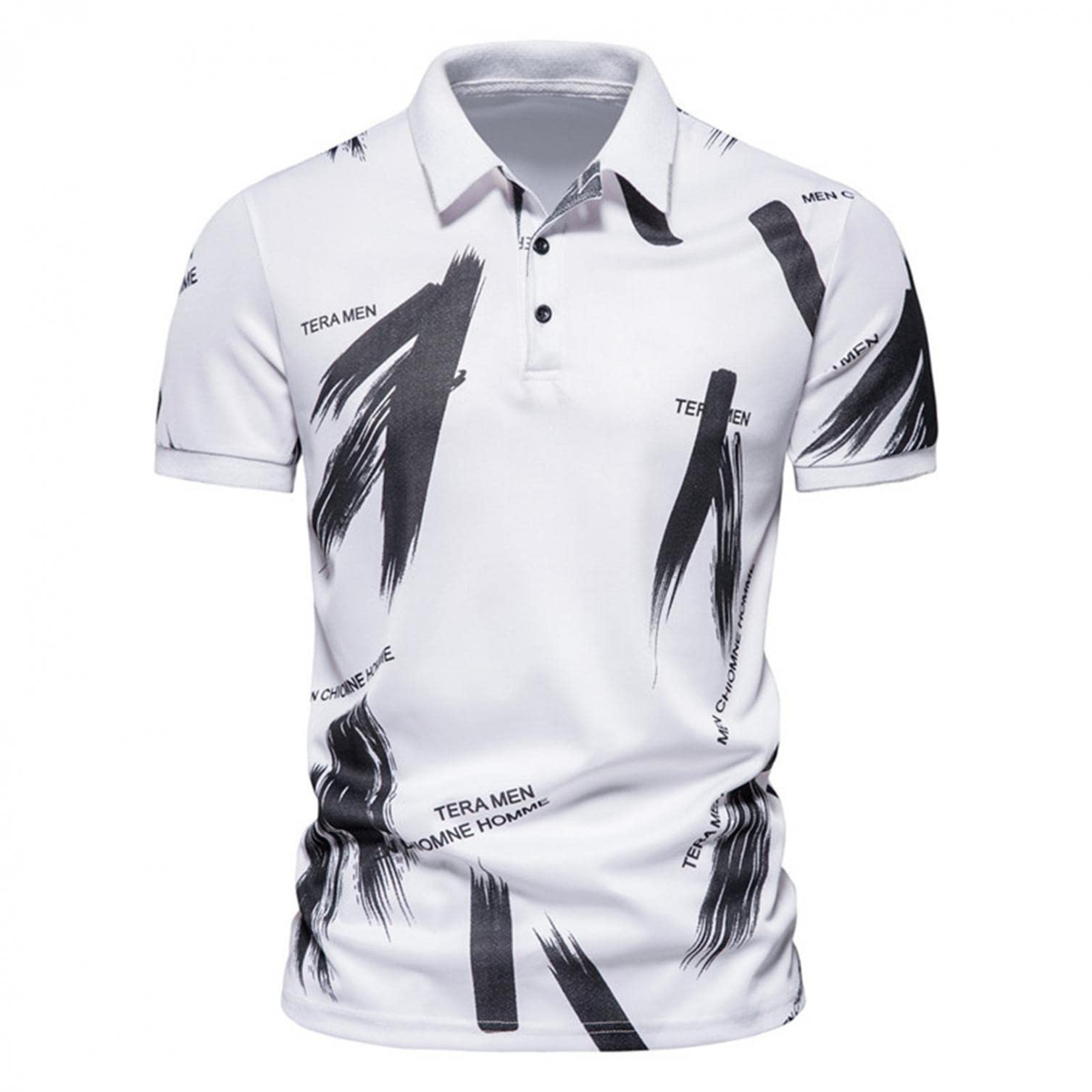 Men's Polo Shirts 3-Pack - Summer Short Sleeve Cotton Casual & Athletic Collared Shirts for Golf, Work & Everyday Wear | Breathable Tee Blouses