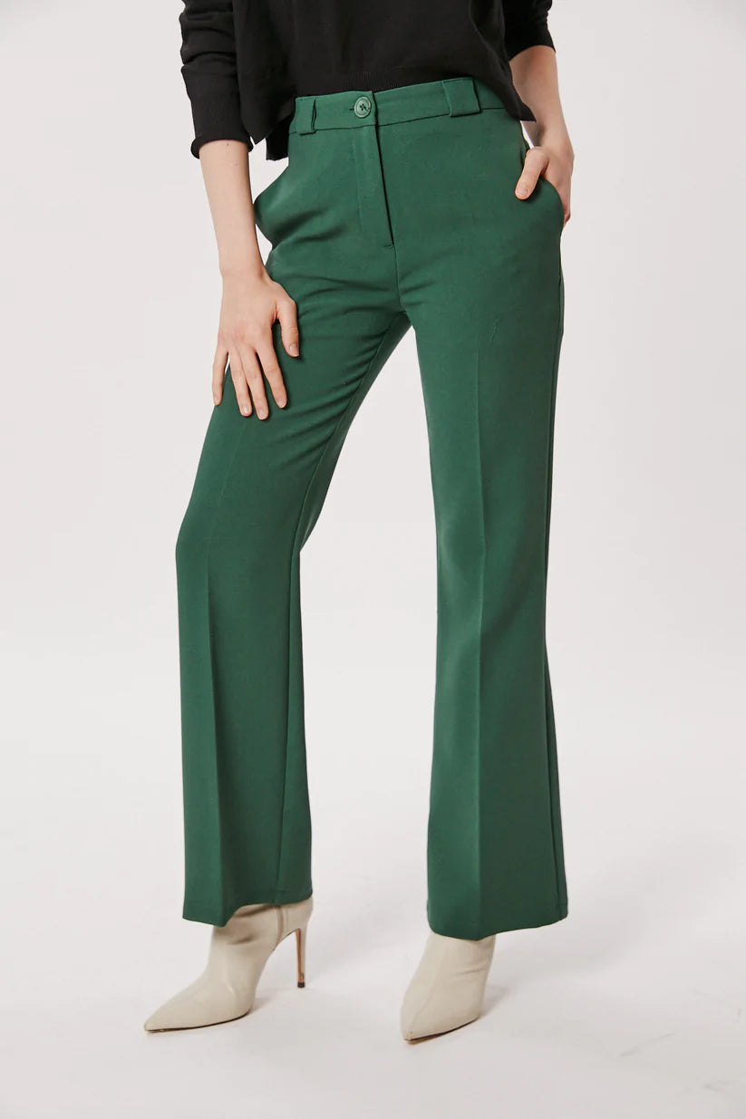 Loren Tailored Pants for Women - Slim Fit High Waist Dress Pants for Office, Business & Formal Occasions