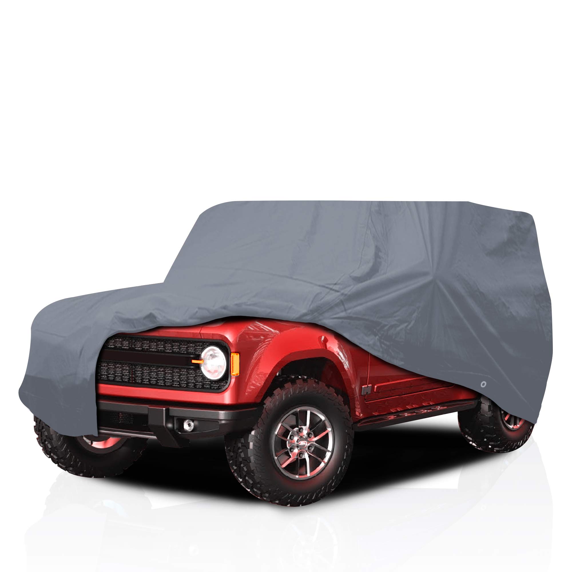 USCarCover 5-Layer All-Weather Protection Breathable Car Cover for Jeep TJ 1997-2006 SUV 2-Door - Shields Against Pollution, Dust, Sun, Snow & Rain - Perfect for Outdoor Parking & Vehicle Storage