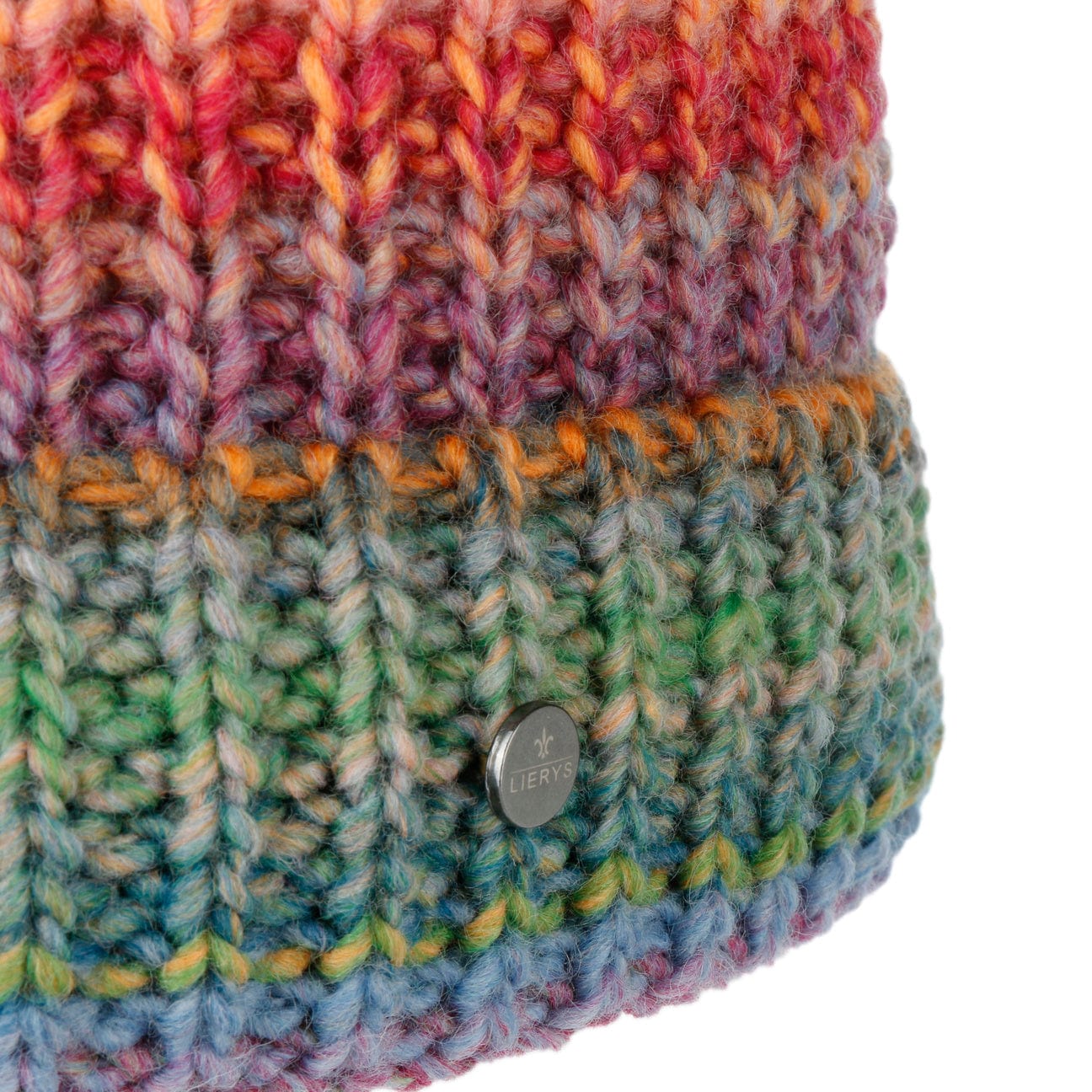 Lierys Finja Bobble Hat - Warm Winter Knit Beanie for Women & Men - Cozy Cable Knit Pom Pom Hat for Cold Weather - Perfect for Skiing, Snowboarding & Outdoor Activities