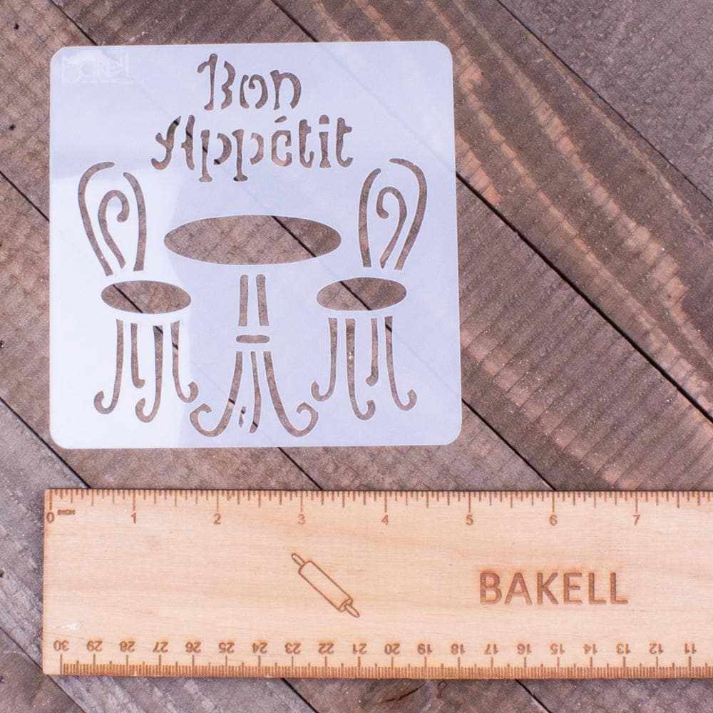 3-Piece I Love Paris France Stencil Set for DIY Crafts & Home Decor | Bakell® | Perfect for Scrapbooking, Wall Art, and Custom T-Shirts