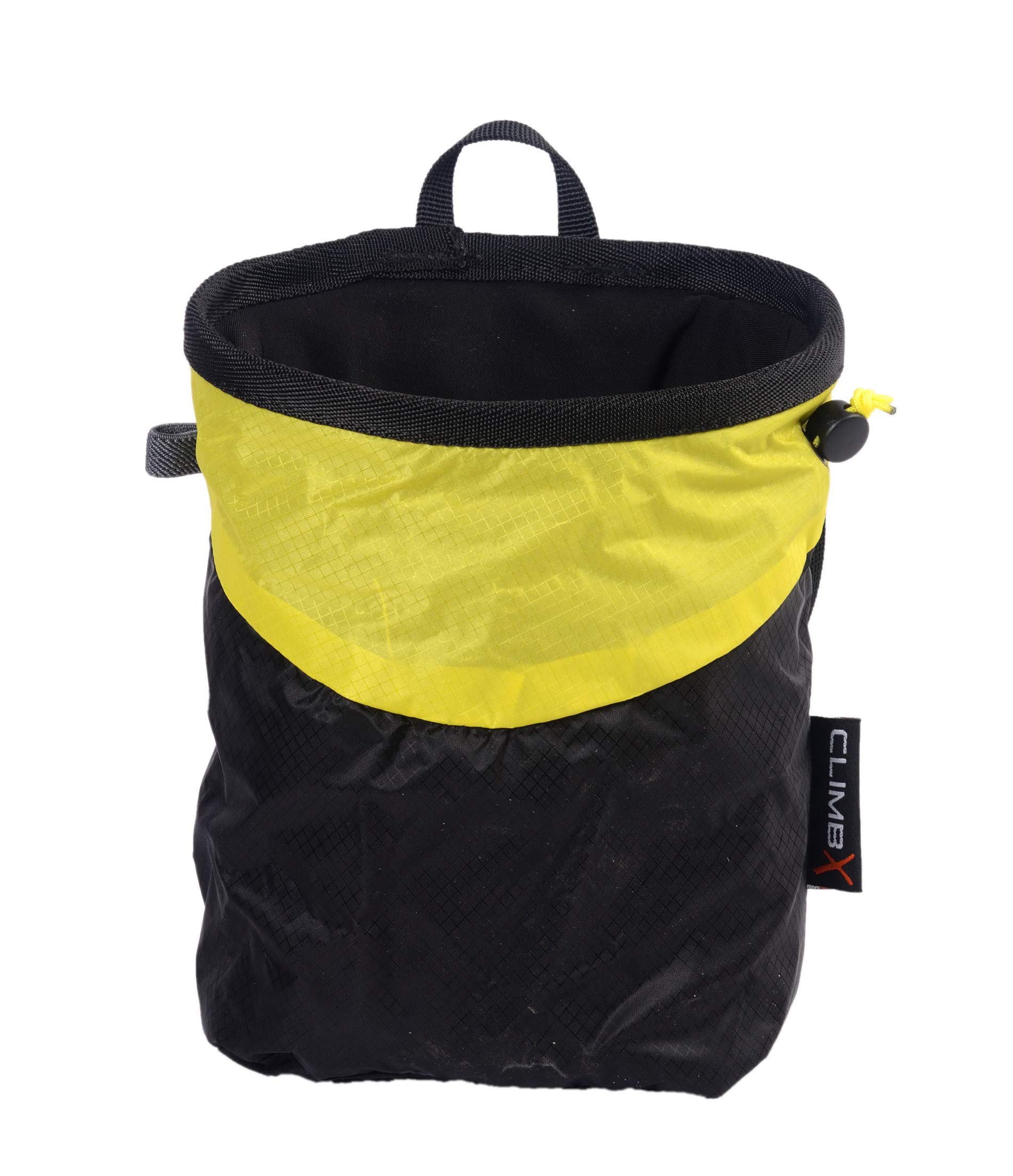 CLIMBX Fix-B Rock Climbing Chalk Bag with Chalk Ball - Lightweight Nylon Bouldering Chalk Pouch for Indoor & Outdoor Climbing Training