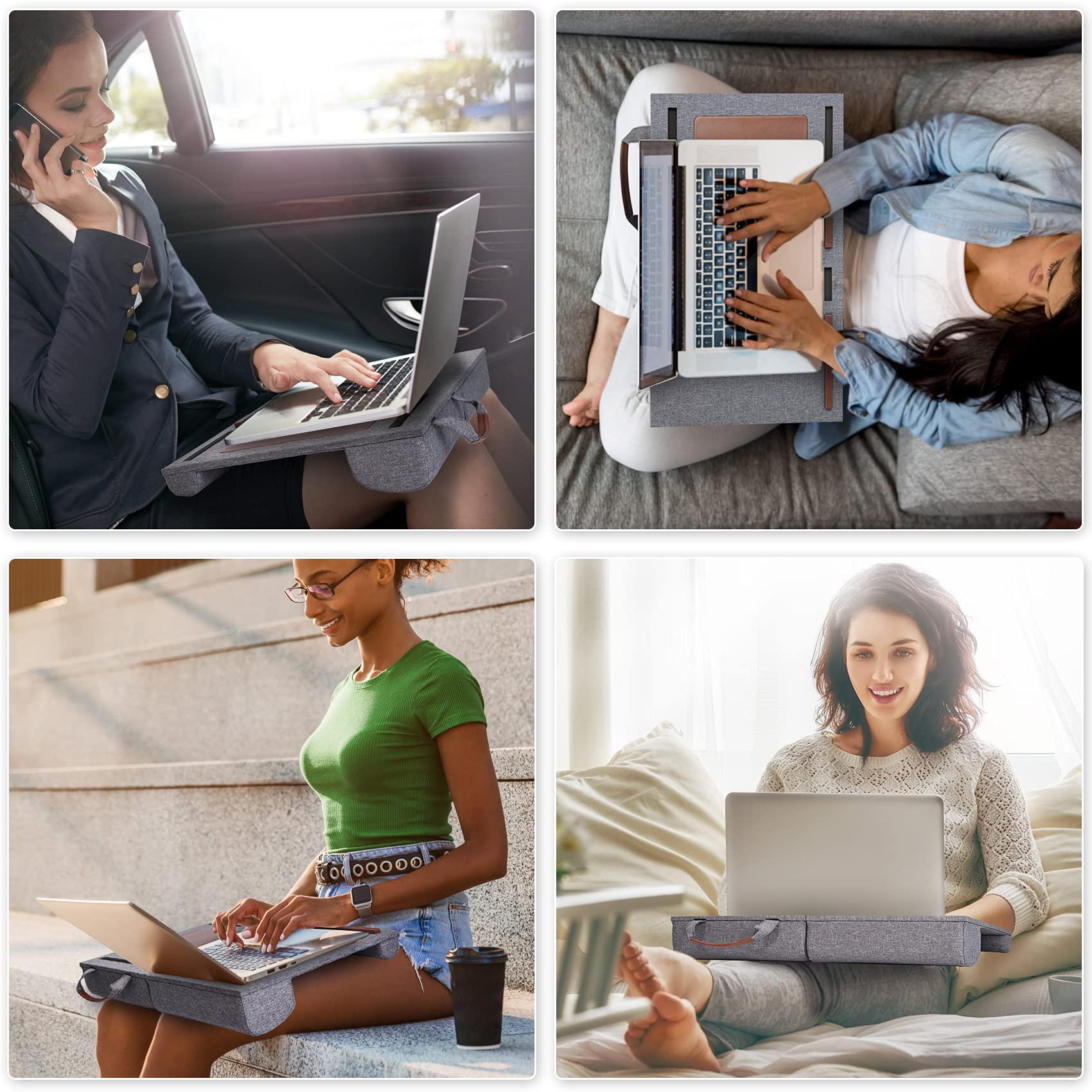 Portable Lap Desk for Laptop up to 15.6