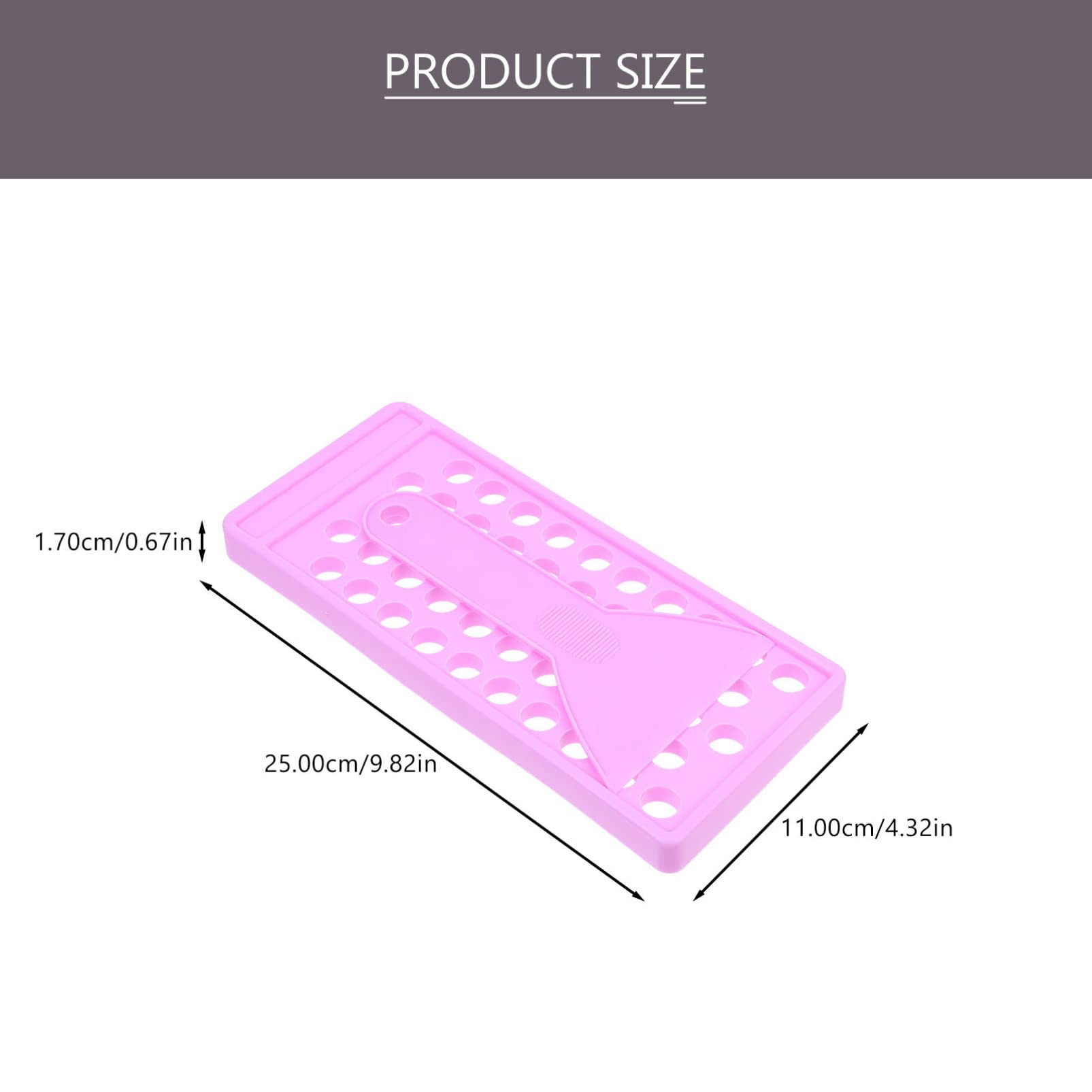 FOMIYES Lip Balm Filling Tray & Spatula Set - 2pcs Purple Lipstick Crafting Kit with Portable Chapstick Holder & Lip Gloss Containers | DIY Lip Care & Beauty Essentials for Home, Salon, or Gift Making