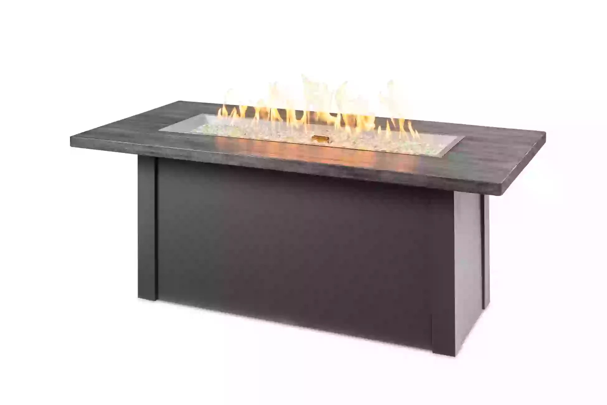 Havenwood Linear Gas Fire Pit Table - Outdoor Patio Heater with Modern Design for Backyard, Deck, and Garden - Perfect for Entertaining and Relaxing