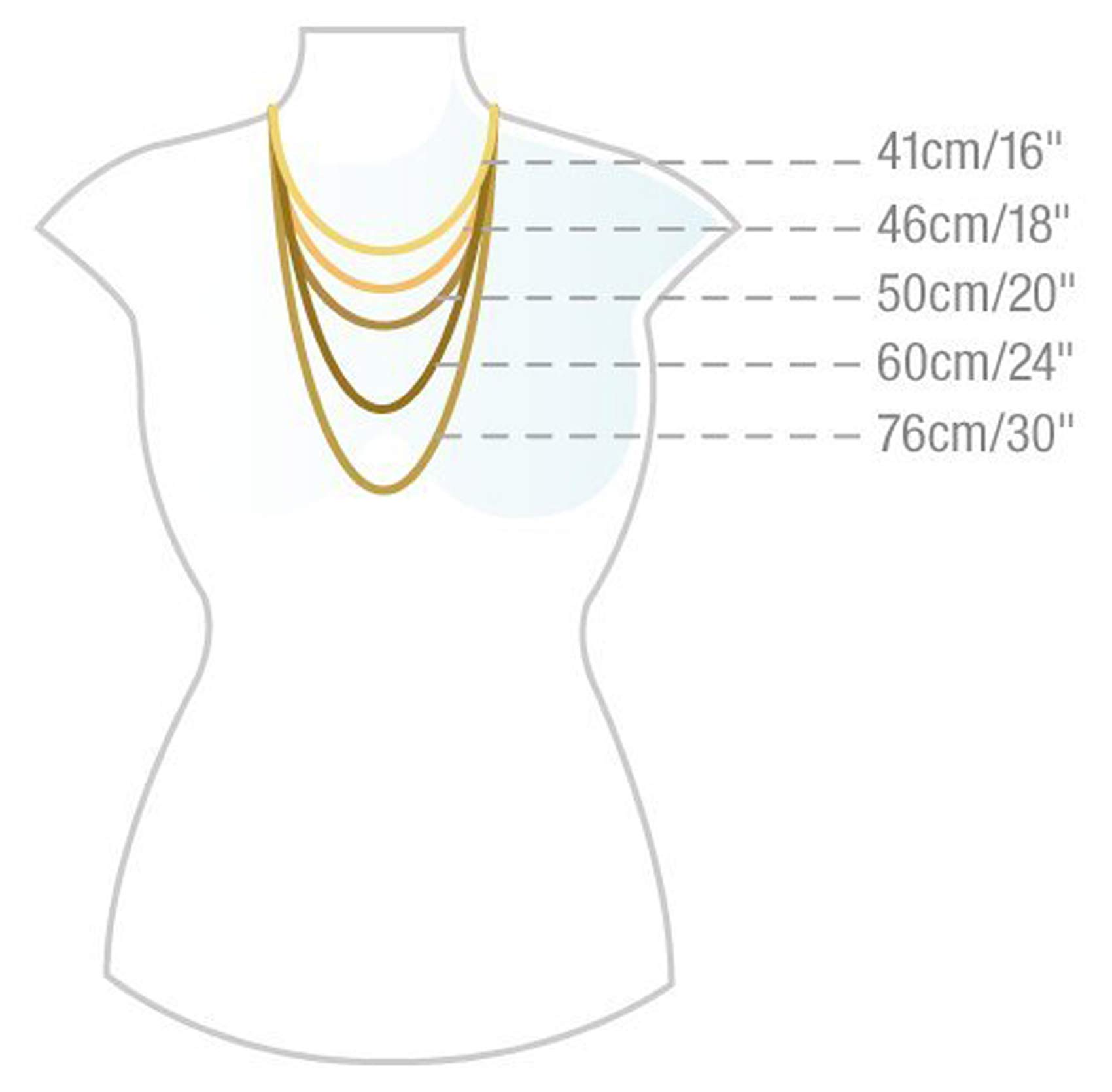 Carissima Gold 9K Yellow Gold 0.7mm Prince of Wales Chain Necklace for Women - Elegant Layering Necklace for Everyday Wear, Gift for Her, Wedding Jewelry