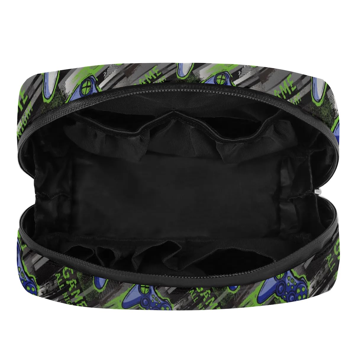 Kids Toiletry Bag for Boys - Small Waterproof Gamer Gamepad Cosmetic Travel Bag for Toddlers | Perfect for Weekend Trips, Sleepovers & Family Vacations