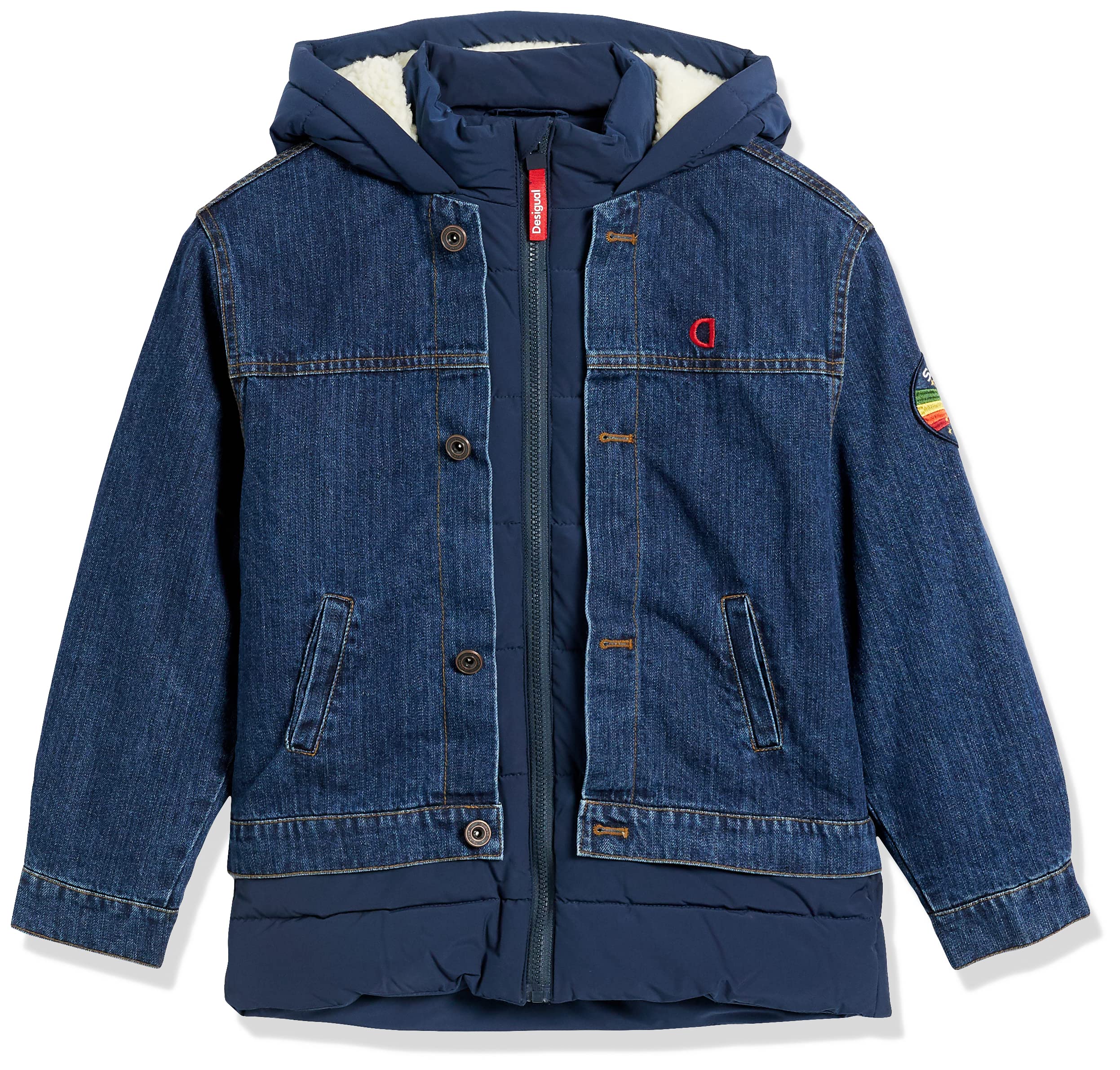 Desigual Boys' Woven Overcoat - Stylish Winter Coat for Kids, Warm & Comfortable Outerwear - Perfect for School, Playdates & Outdoor Adventures