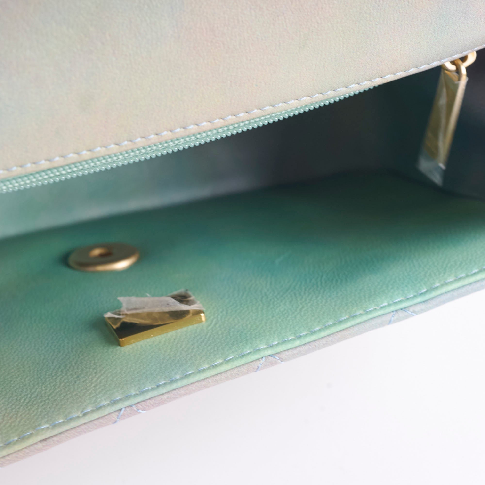 Chanel Mini Rectangular Lambskin Top Handle Bag in Ombre Green with Microchip - Perfect for Evening Events, Date Nights & Luxury Fashion Collectors