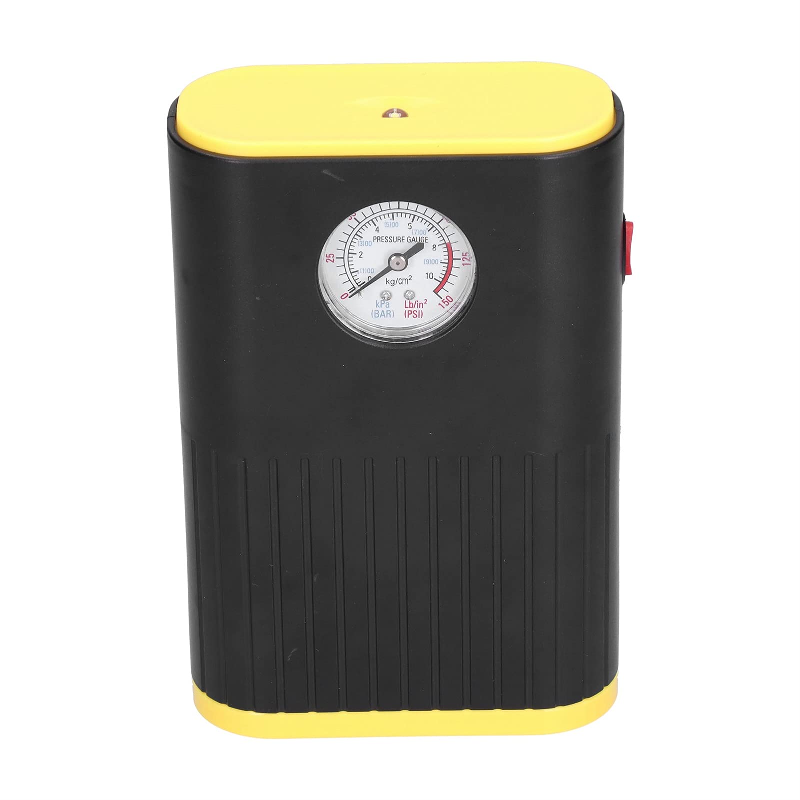 Qiilu 12V 120W Portable Car Air Compressor - Mini Tire Inflator with LED Display & Pocket Design for Automobiles, Bikes, SUVs - Perfect for Emergency Roadside Use and Home Garage Inflation