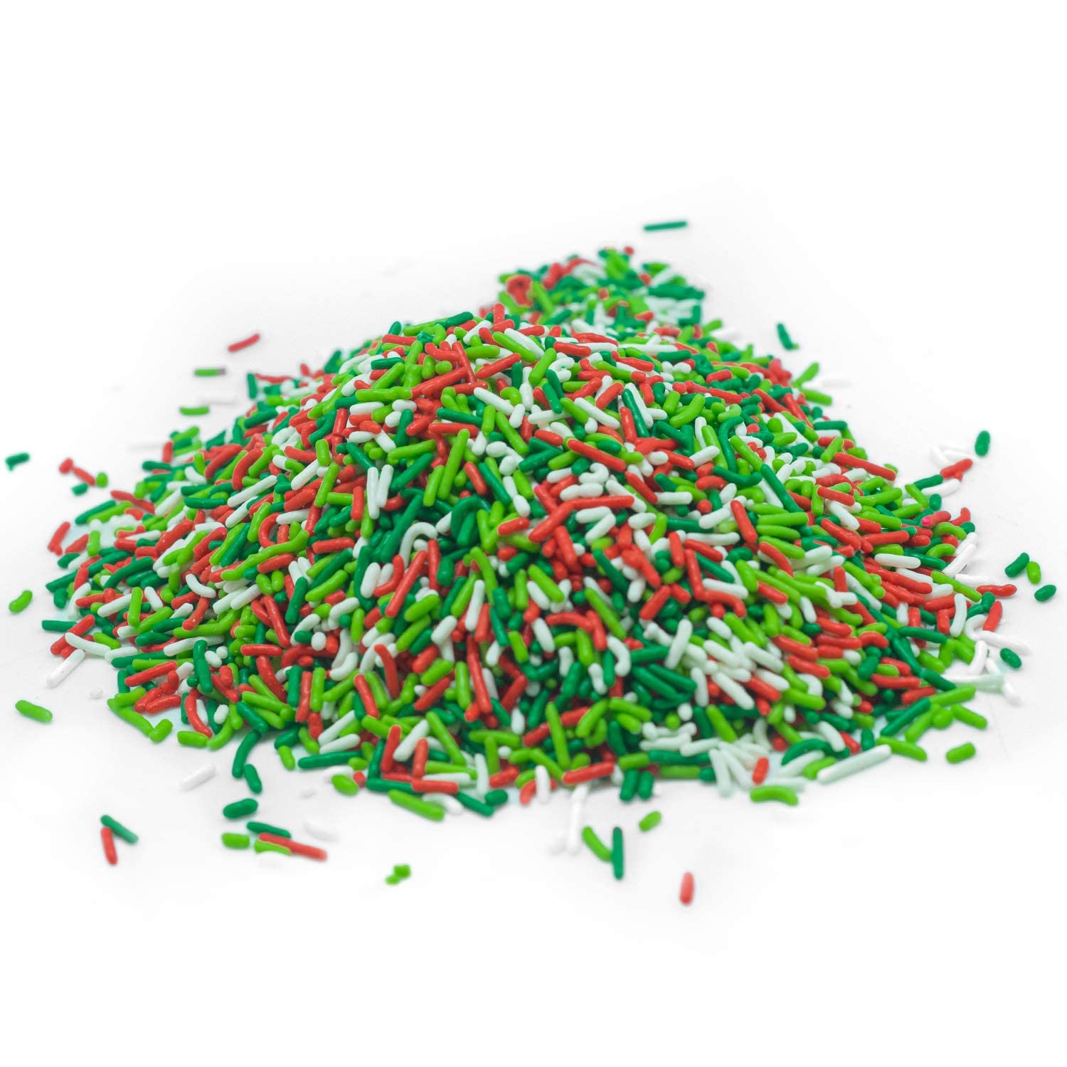 Premium Mistletoe Magic Sprinkle Mix - 4oz Resealable Stand Up Candy Bag - Christmas Baking Decorations - Bulk Holiday Sprinkles for Cookies, Cakes & Desserts - Perfect for Holiday Baking, Cupcake Decorating & Festive Treats
