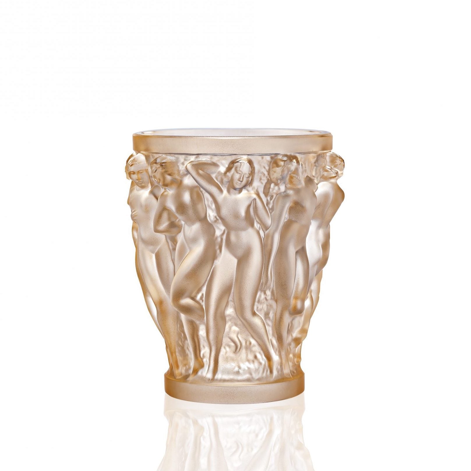 Elegant Small Bacchantes Vase with Gold Luster - Perfect for Home Decor, Wedding Centerpieces & Boho Chic Interior Design