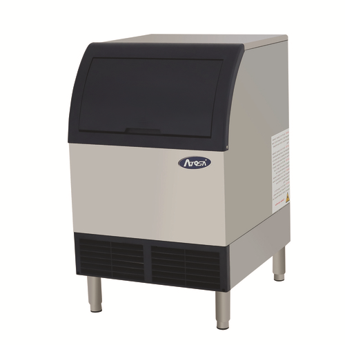 Atosa 283 lb Commercial Cube Ice Maker - 23 Inch Wide Air Cooled 115V Ice Machine for Restaurants, Bars, and Catering Events