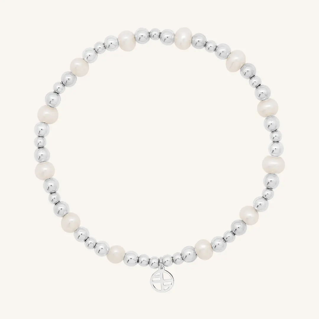 Sahara Pearl Bracelet - Natural Stone Jewelry for Women, Handmade Beaded Bracelet for Positive Energy & Potential - Perfect for Meditation, Yoga & Spiritual Healing