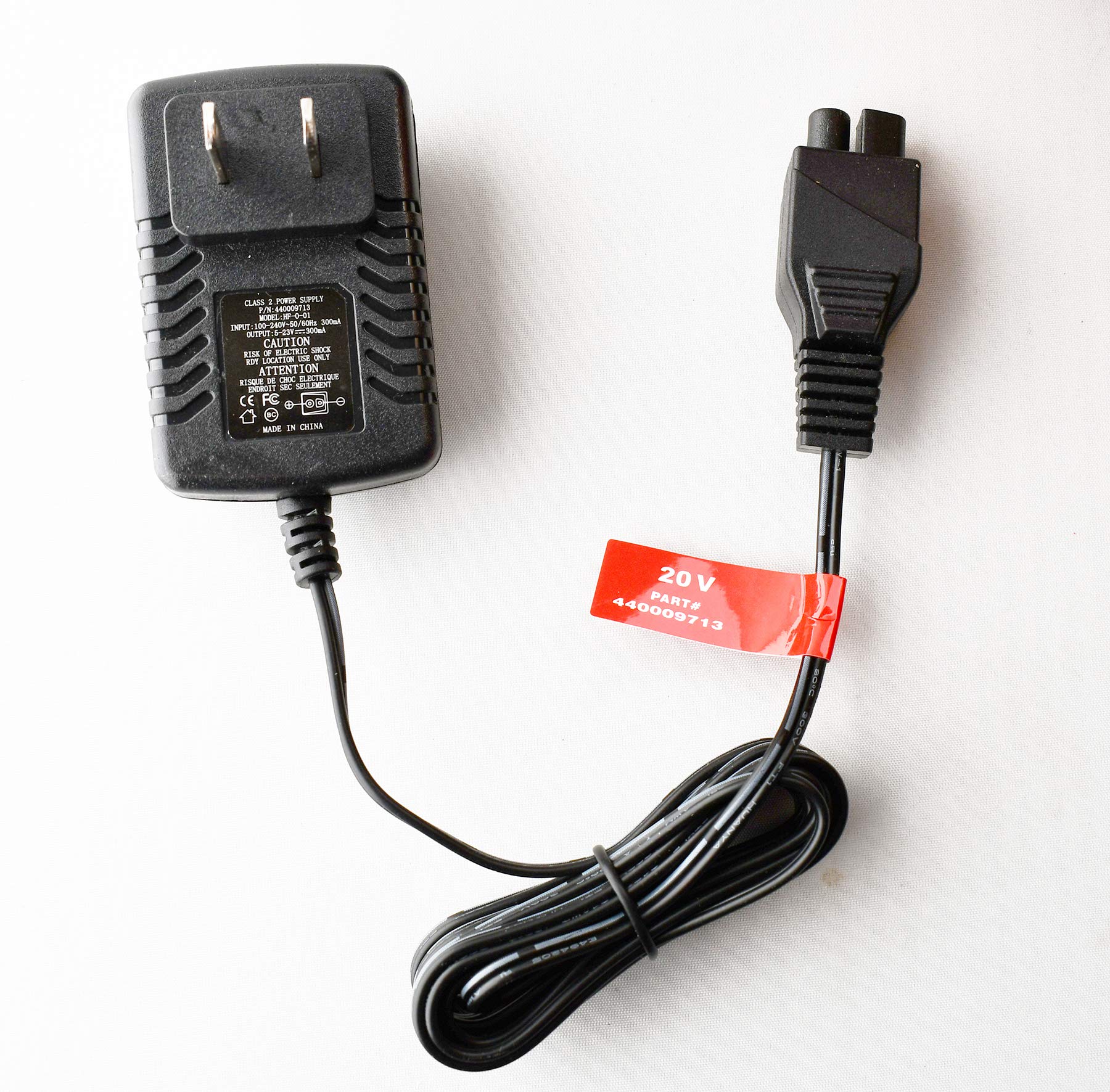 Original Dirt Devil FlipOut Vacuum 20V AC Adapter #440009713 Replacement Charger for Handheld Vacuum BD10320 - Perfect for Home Cleaning & Car Detailing
