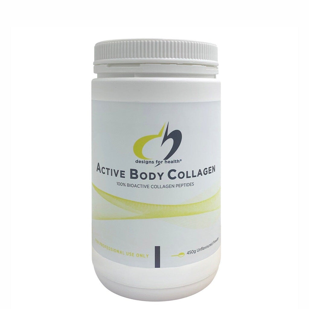 Designs For Health Active Body Collagen Powder - Grass-Fed Hydrolyzed Collagen Peptides for Skin, Hair & Joint Support - Perfect for Smoothies, Coffee & Baking Recipes