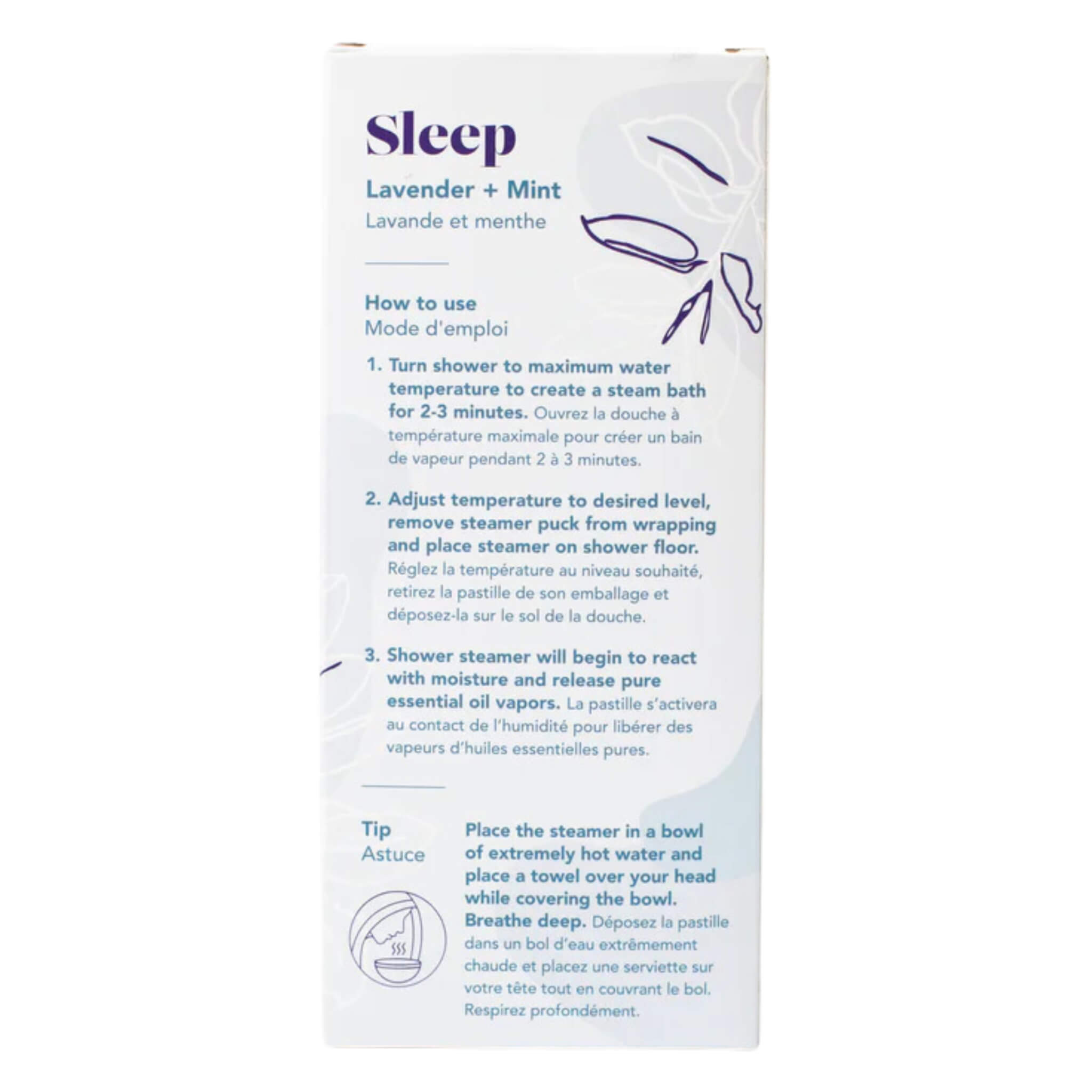 Relaxing Sleep Shower Steamers with Lavender & Eucalyptus - Aromatherapy for Stress Relief & Better Sleep - Perfect for Nighttime Bath & Shower Routine
