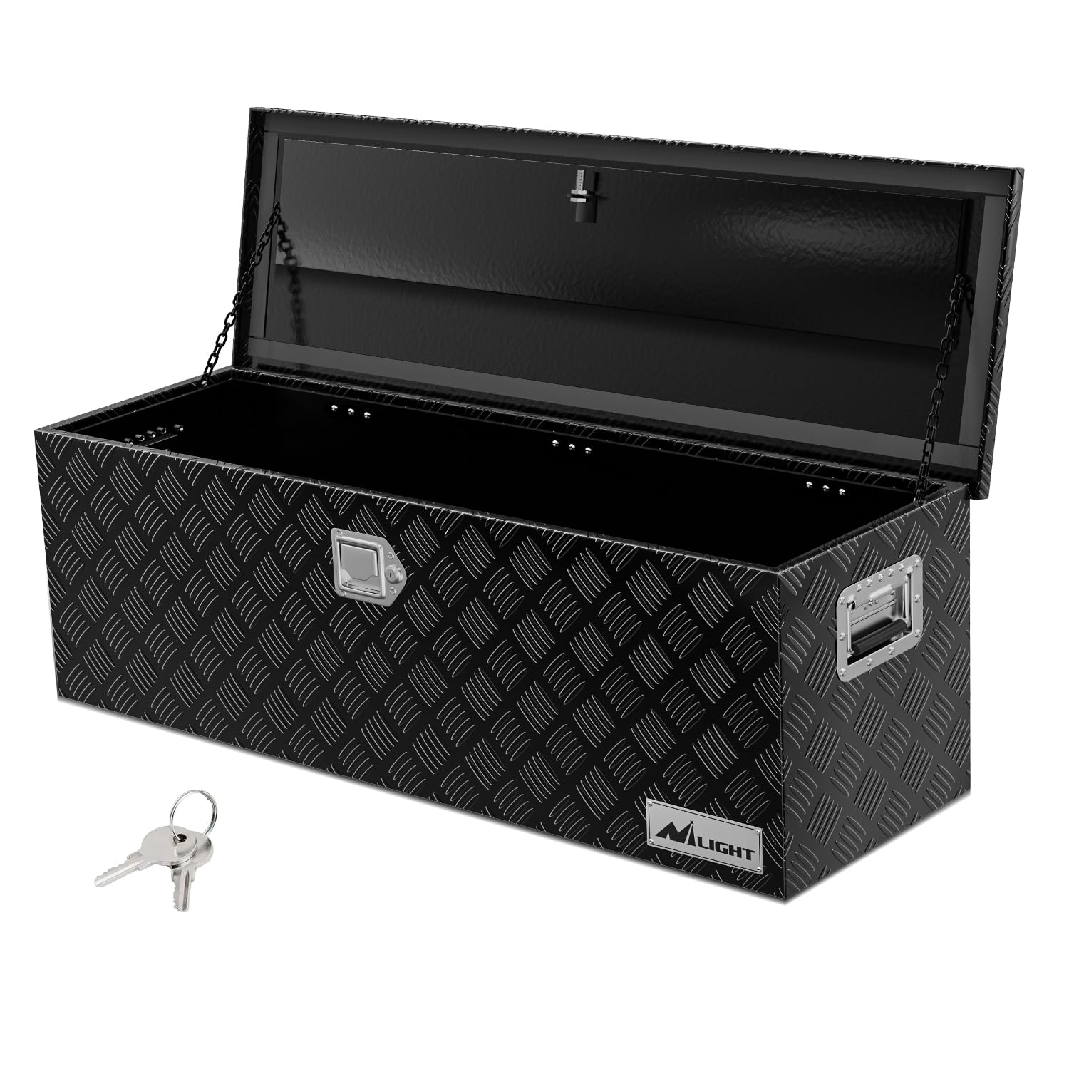 Nilight 44 Inch Heavy Duty Aluminum Truck Tool Box - Waterproof Pickup Truck Bed Storage Organizer 44