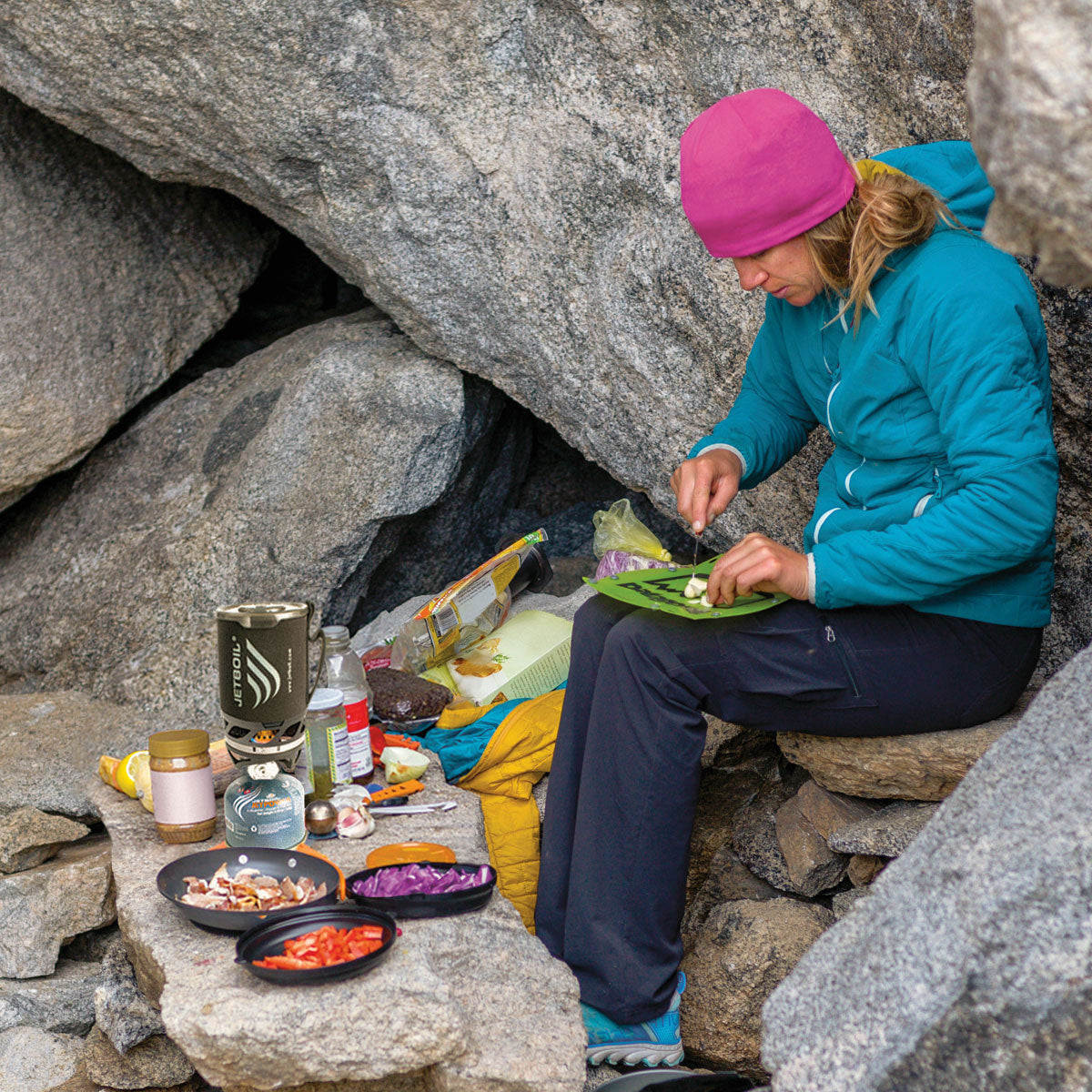 Jetboil MicroMo Personal Cooking System - Compact Camping Stove for Backpacking, Hiking & Outdoor Adventures | Fast Boiling Portable Cookware for Meals On-The-Go